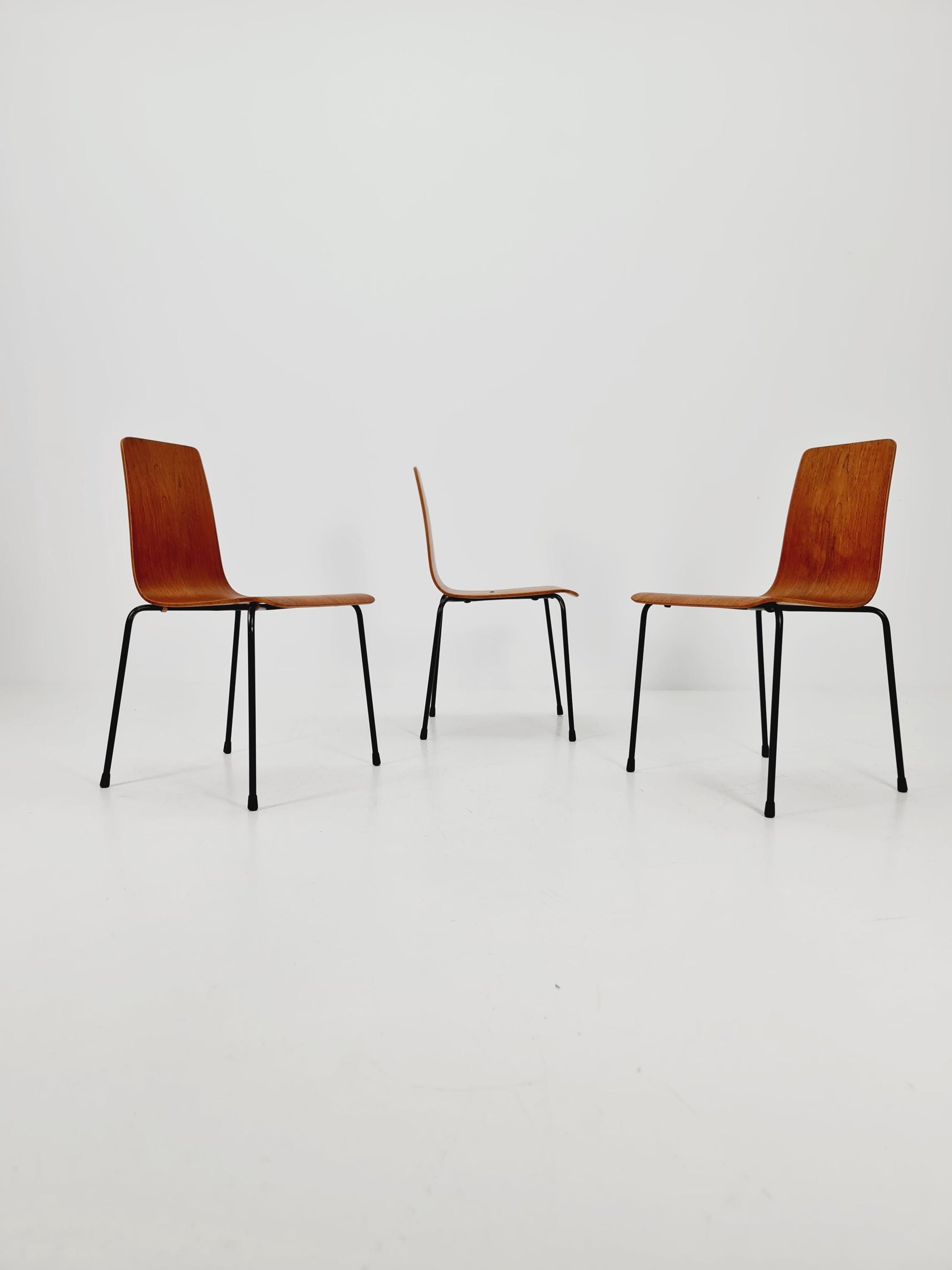 1 of 3 Chairs by Friso Kramer for auping ,Holland ,1963