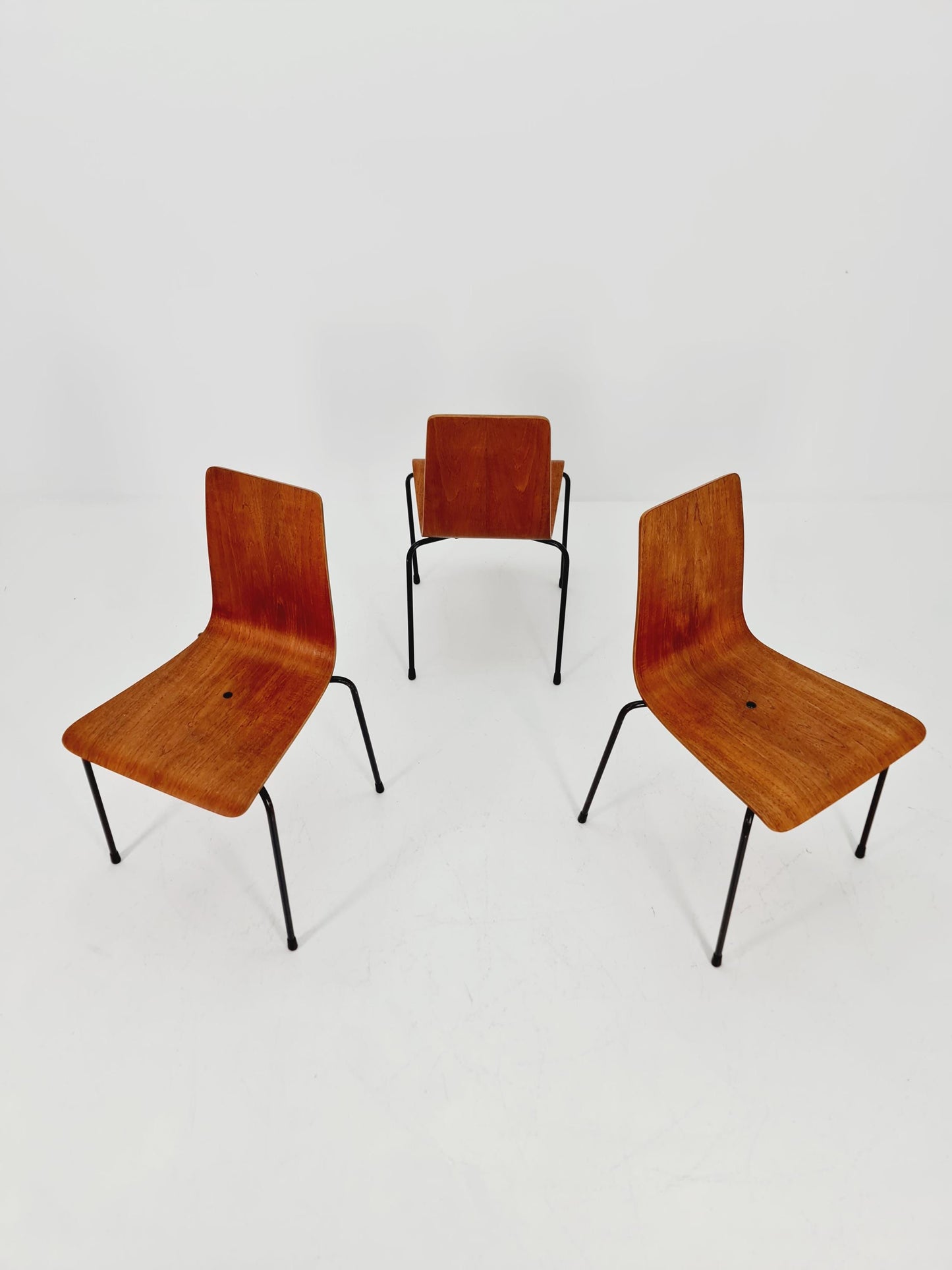 1 of 3 Chairs by Friso Kramer for auping ,Holland ,1963