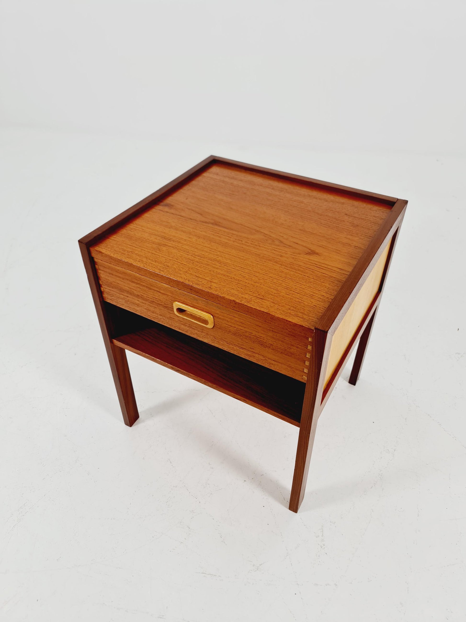 Danish Midcentury teak side tables/ Bedside tables, 1960s
