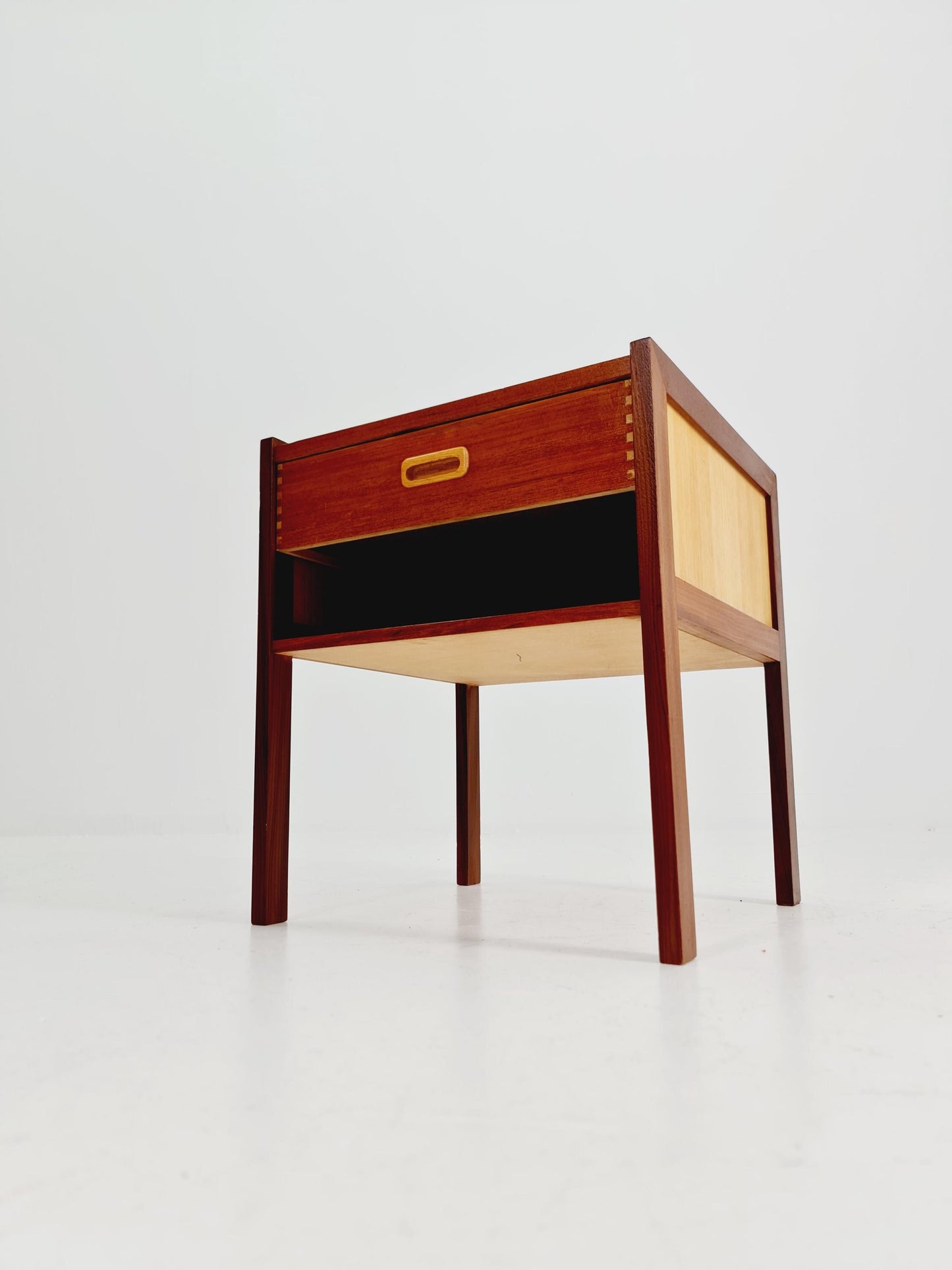 Danish Midcentury teak side tables/ Bedside tables, 1960s