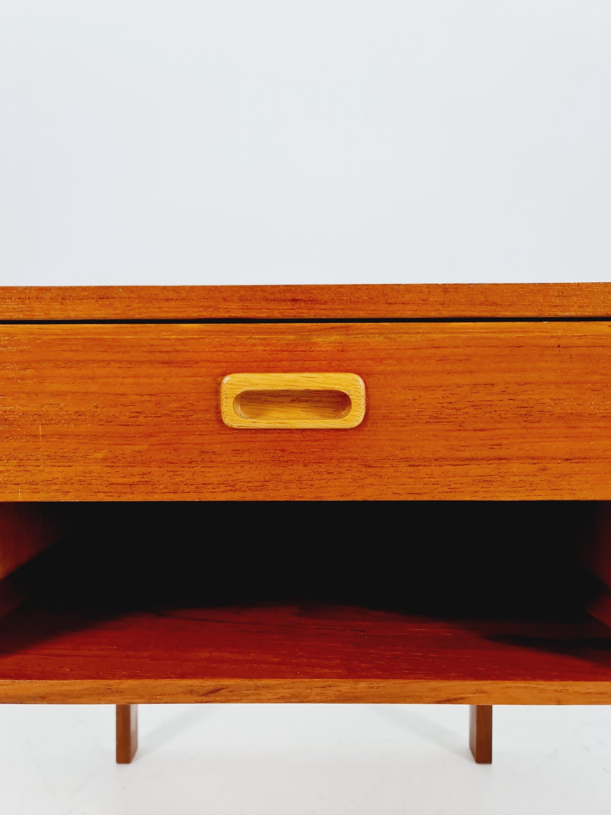 Danish Midcentury teak side tables/ Bedside tables, 1960s