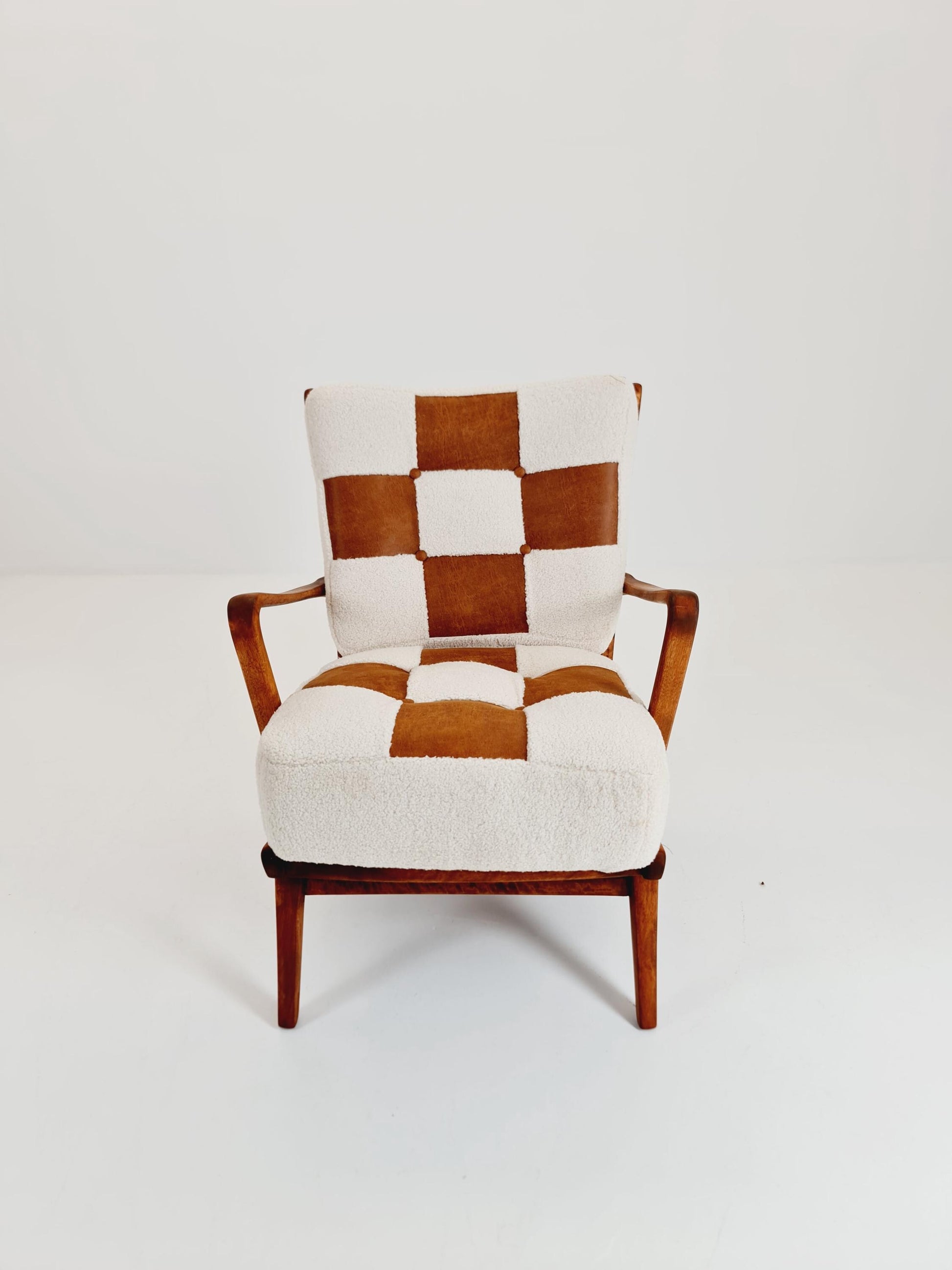Rare Midcentury German club lounge chair, 1950s