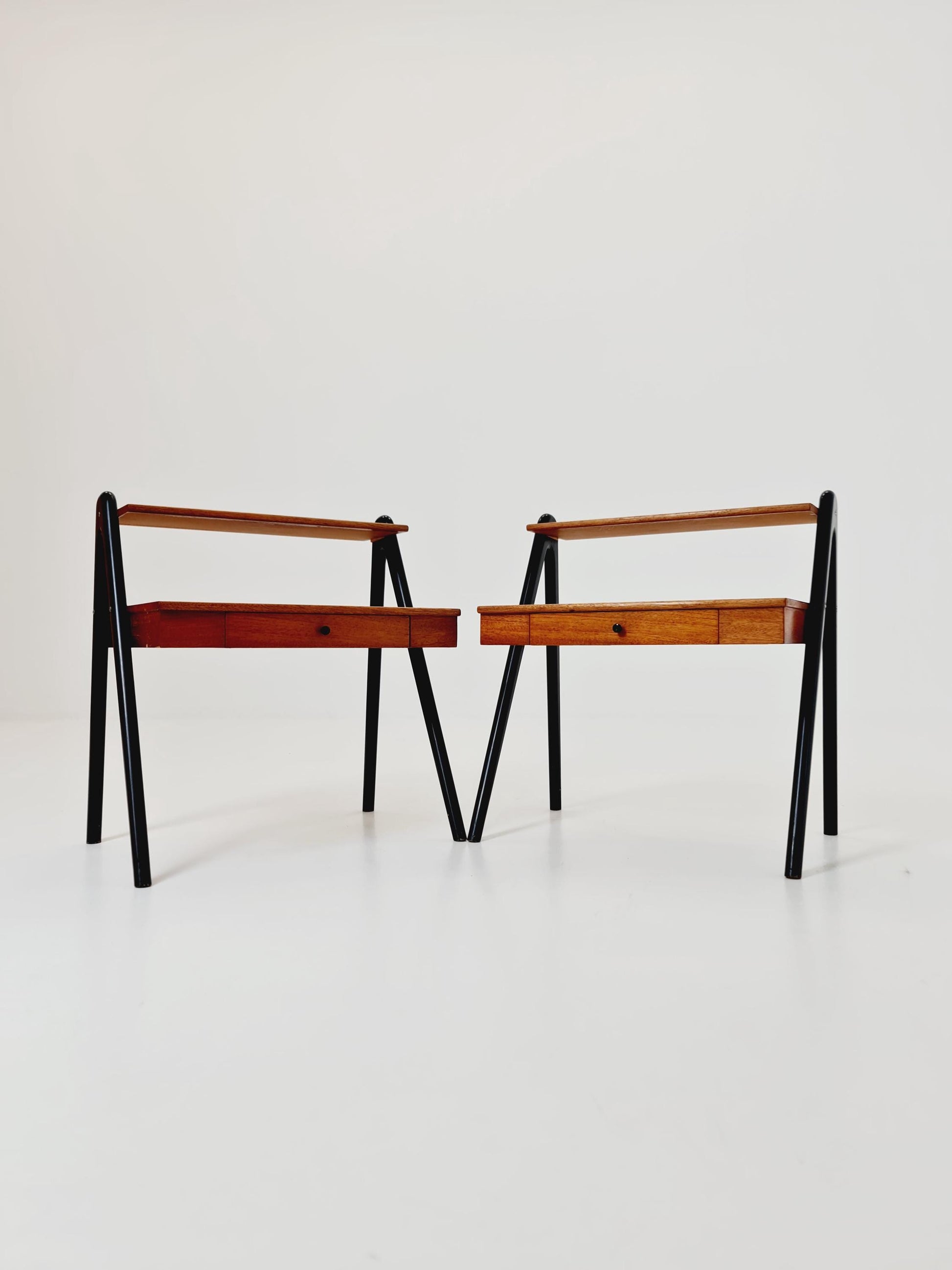 Pair of Midcentury Swedish Vintage Side table/ Bedside table, 1960s