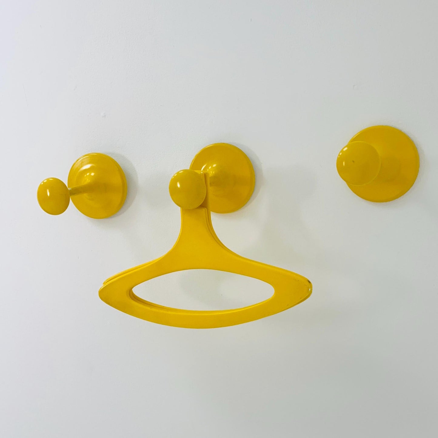 Space-Age Pop Art clothes hanger set by Schönbuch by Jürgen Lange from the 1970s