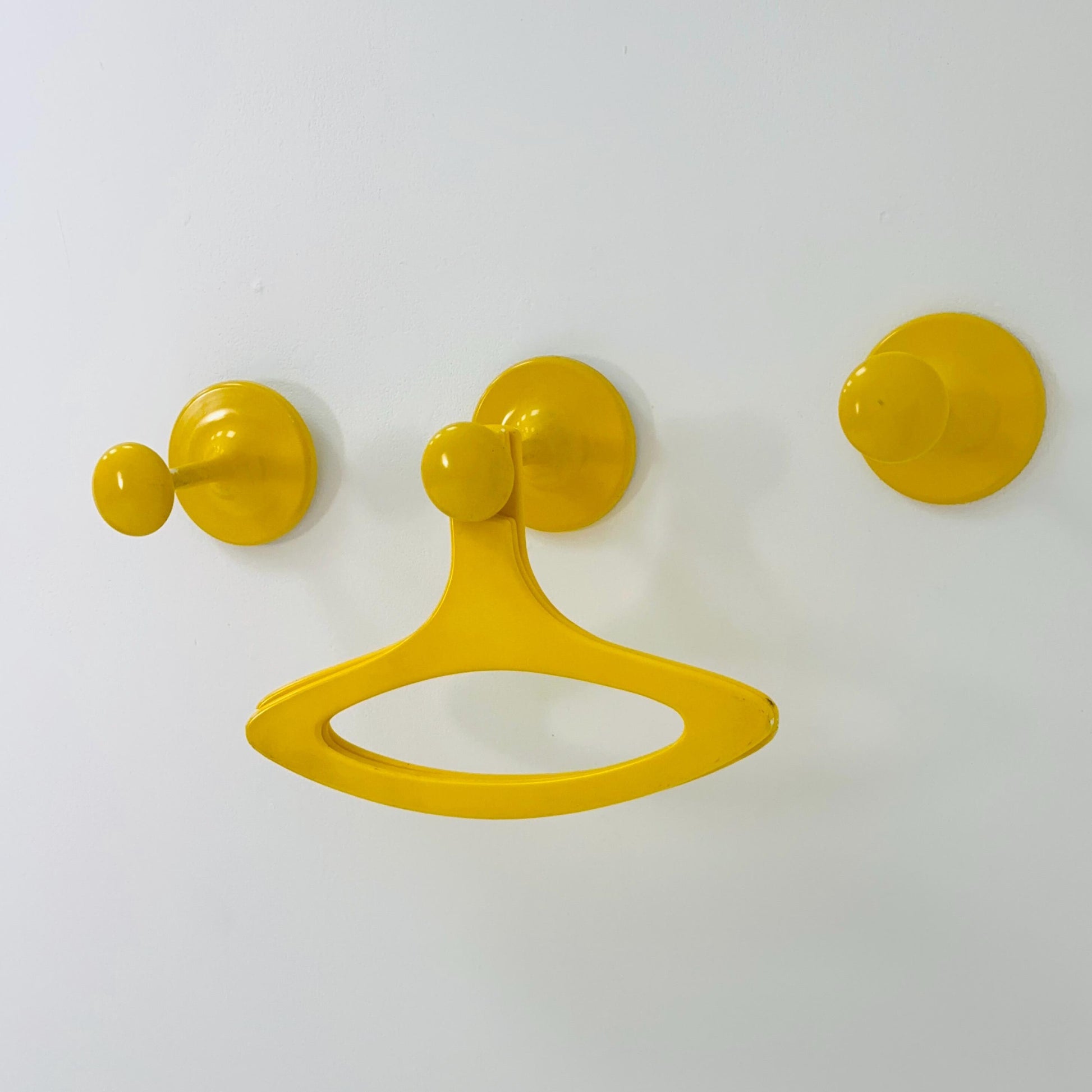 Space-Age Pop Art clothes hanger set by Schönbuch by Jürgen Lange from the 1970s