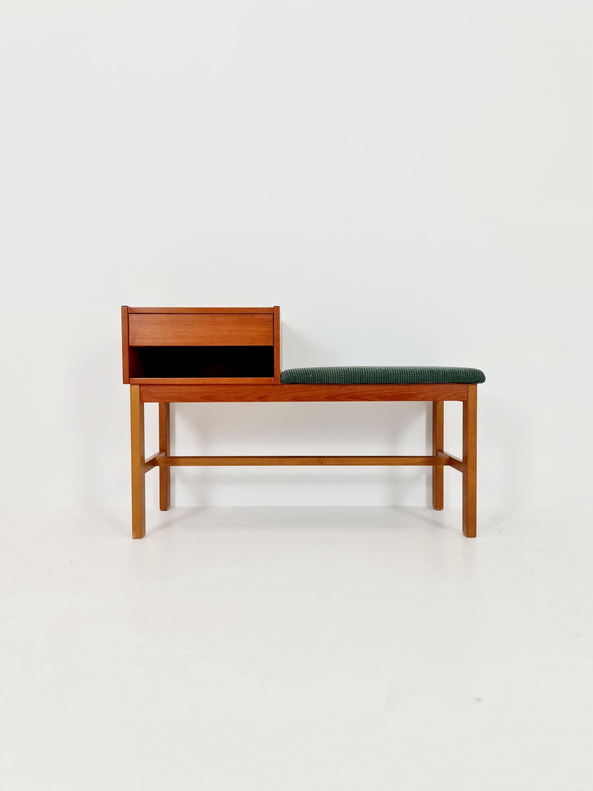 Danish teak telefon table/ hallway table By Jörgen Maahr/Otto Nielsen, 1960s