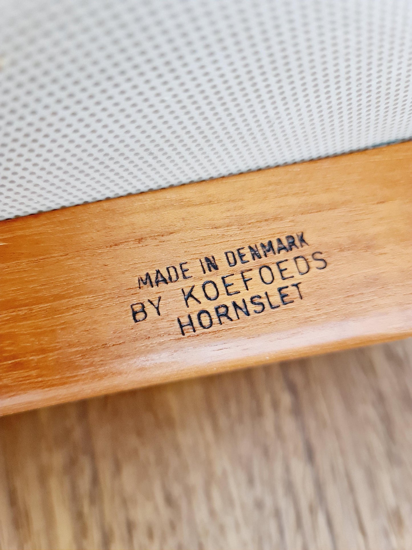 Mid century Danish Teak armchair by Niels Koefoed For Koefoeds Hornslet 60s