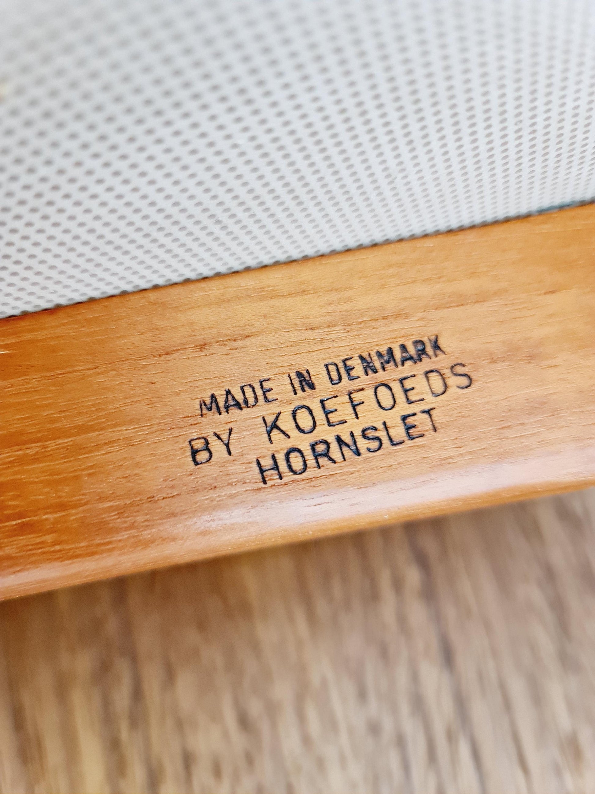 Mid century Danish Teak armchair by Niels Koefoed For Koefoeds Hornslet 60s