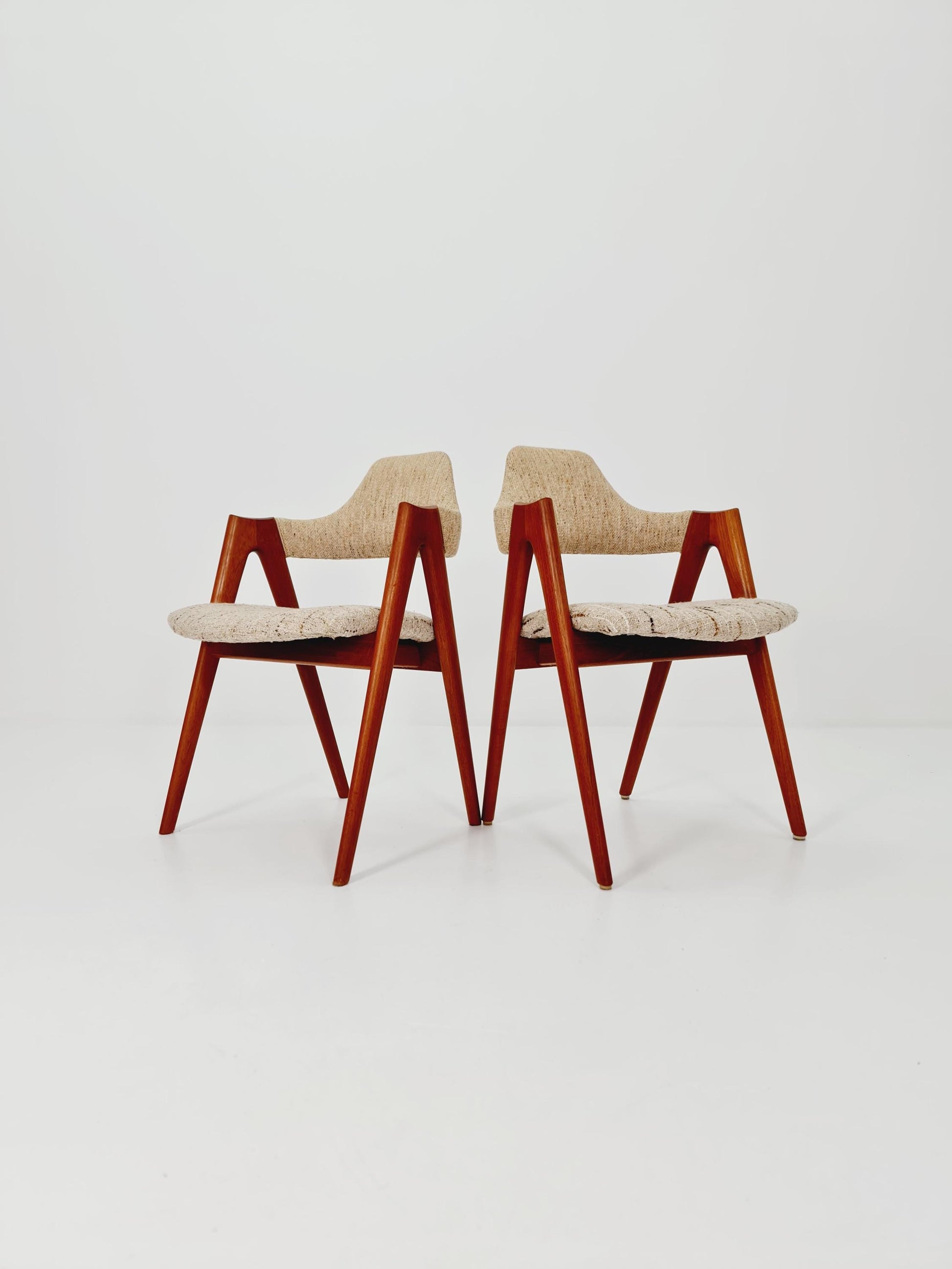 Mid Century Danish dining chairs by Kai Kristiansen for Schou Andersen Model 170 - 1960s, set of 2