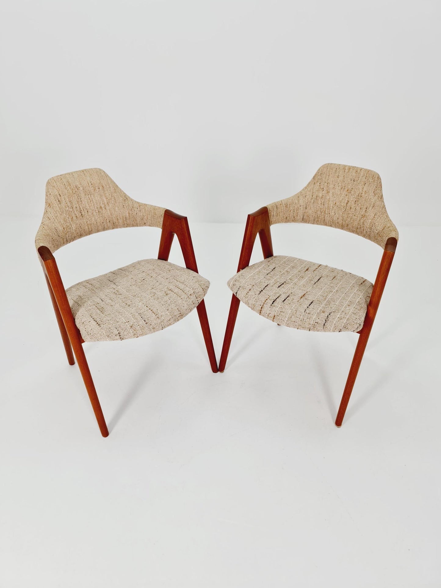 Mid Century Danish dining chairs by Kai Kristiansen for Schou Andersen Model 170 - 1960s, set of 2
