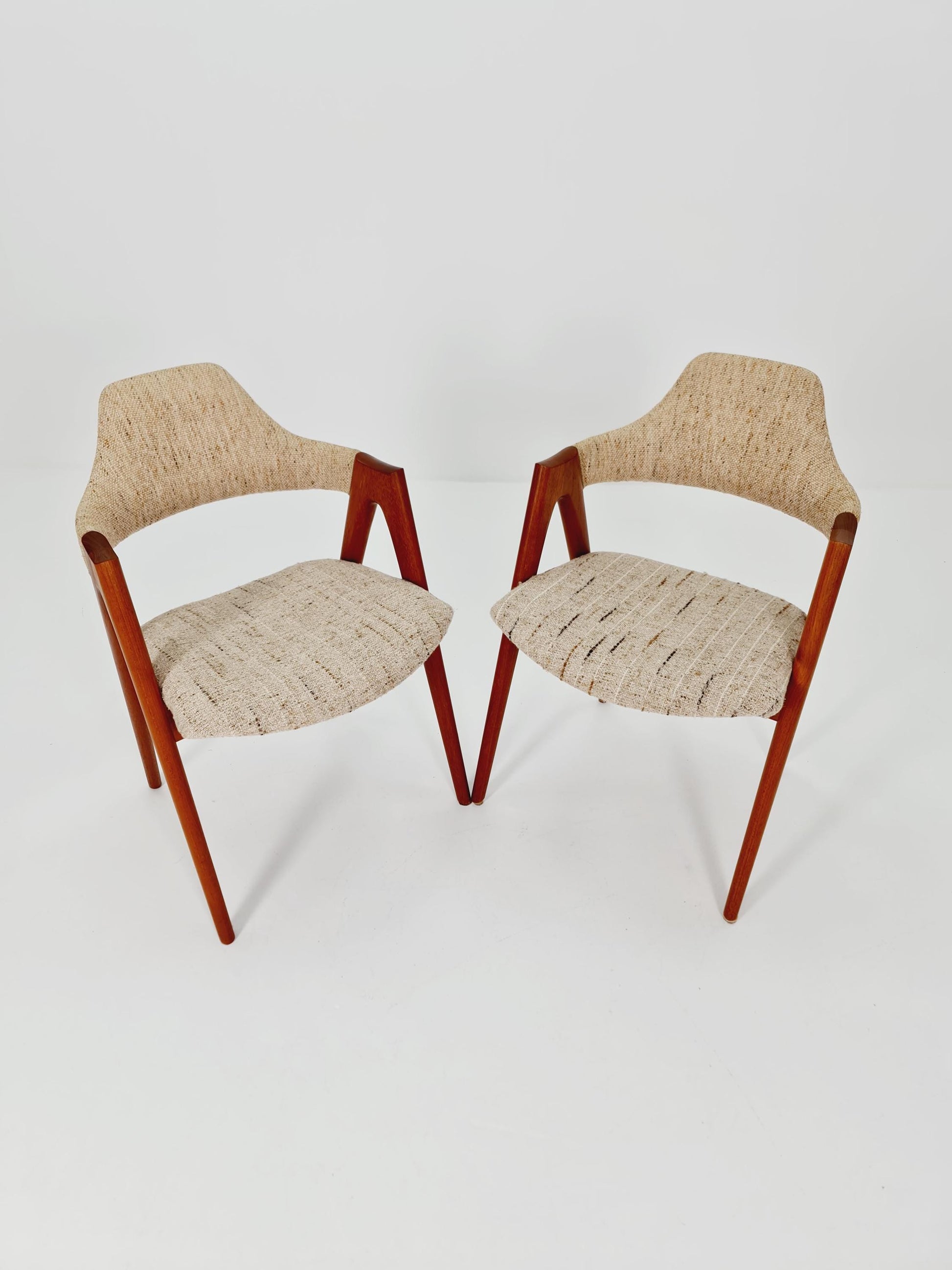 Mid Century Danish dining chairs by Kai Kristiansen for Schou Andersen Model 170 - 1960s, set of 2
