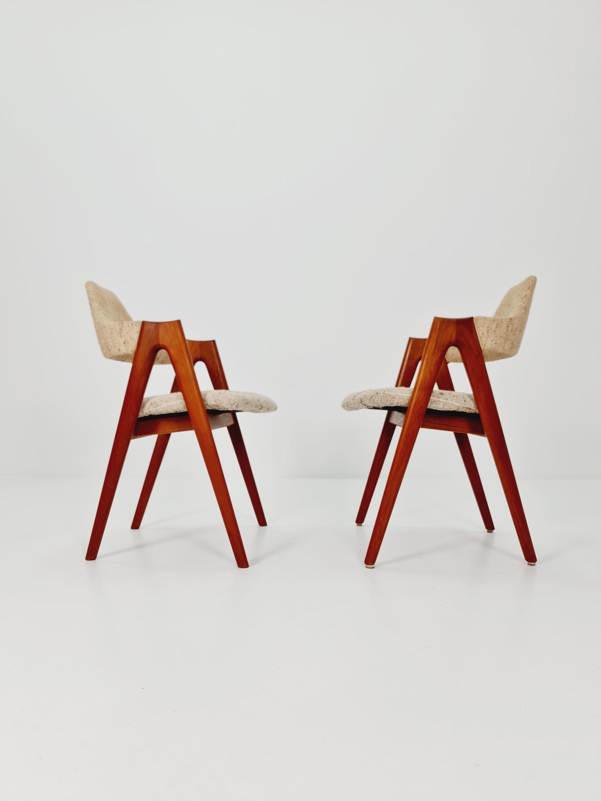 Mid Century Danish dining chairs by Kai Kristiansen for Schou Andersen Model 170 - 1960s, set of 2