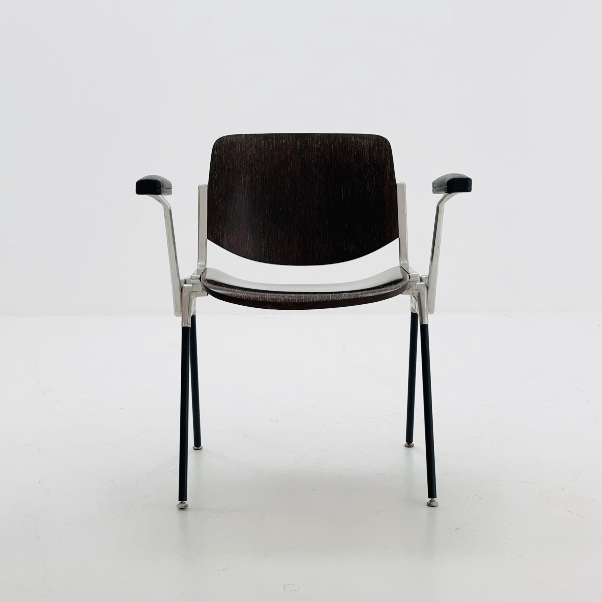 Mid Century Armchair by Giancarlo Piretti for Castelli 1980s Italy ,