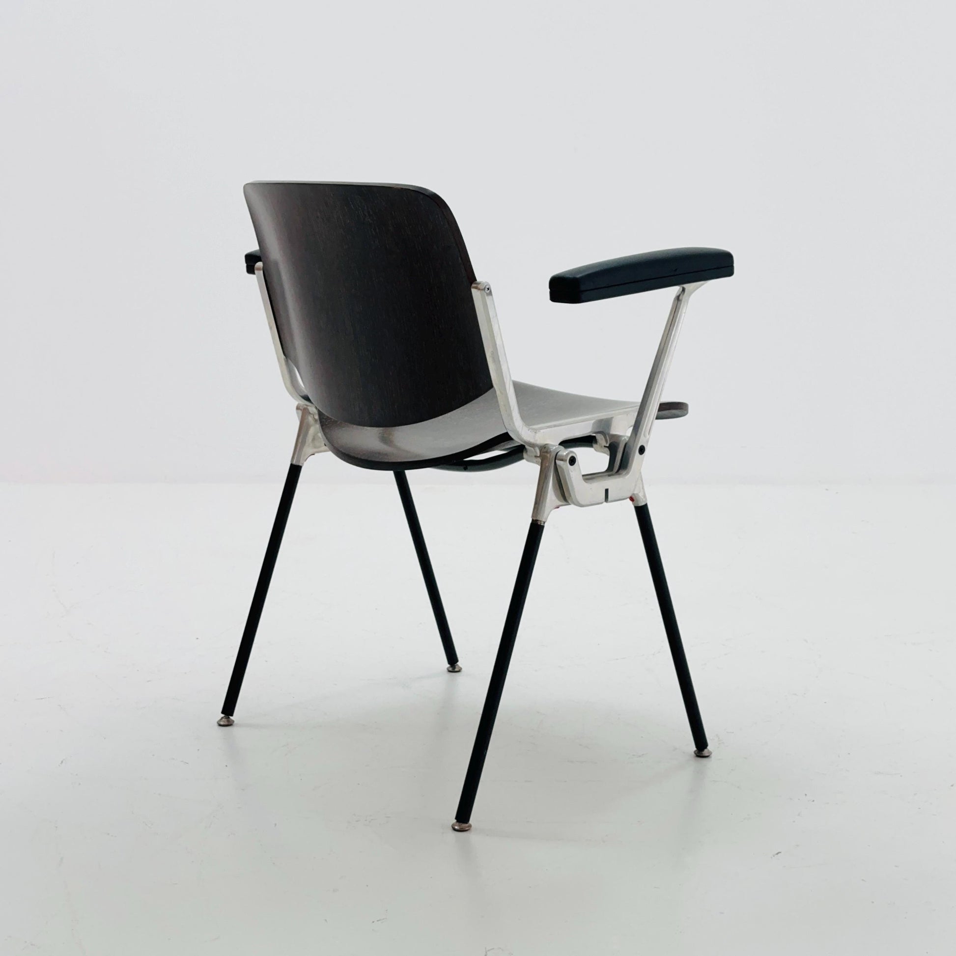 Mid Century Armchair by Giancarlo Piretti for Castelli 1980s Italy ,