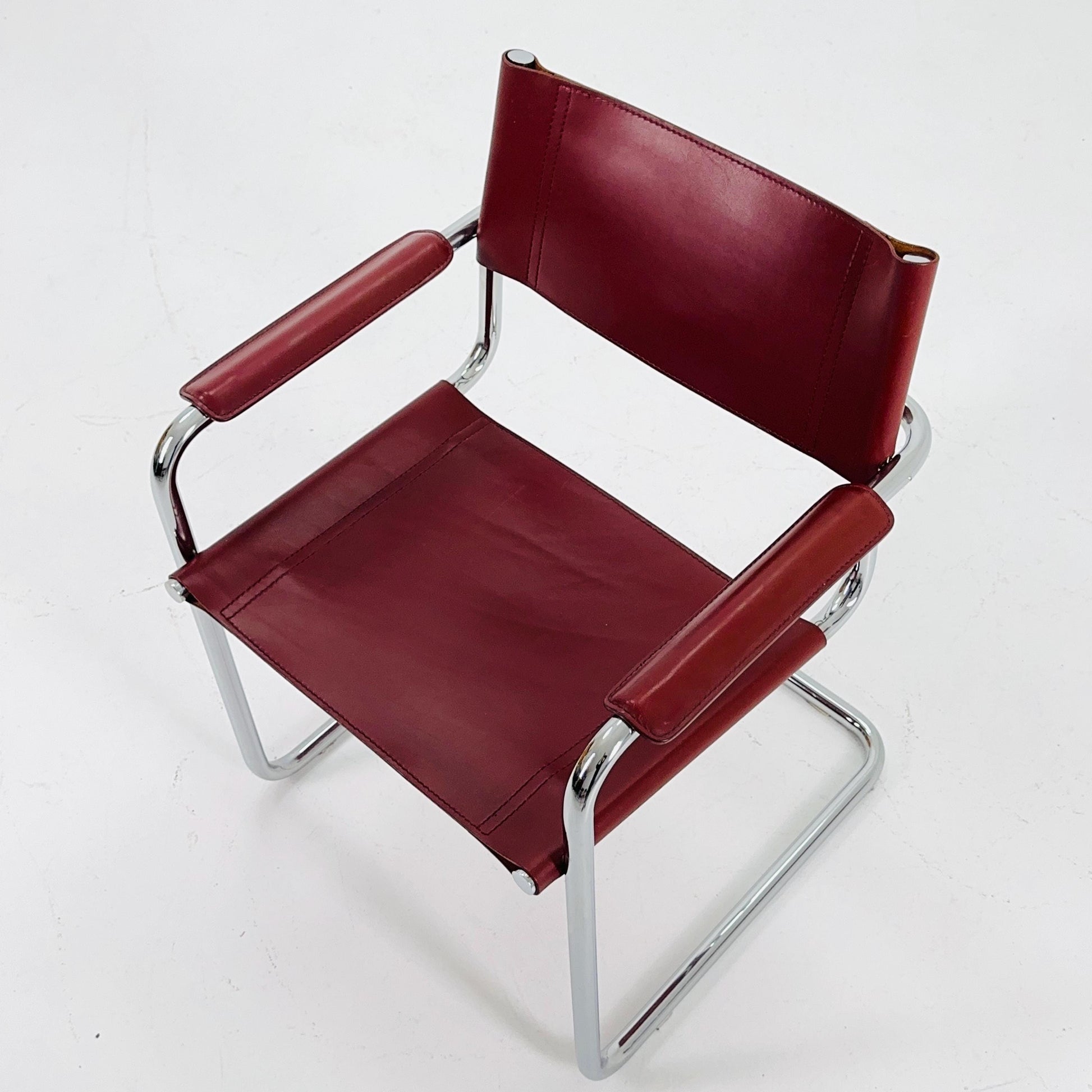 1 of 5 Centro Studio desk chair by Mart Stam & Marcel Breuer, 1970s Fasem Italy