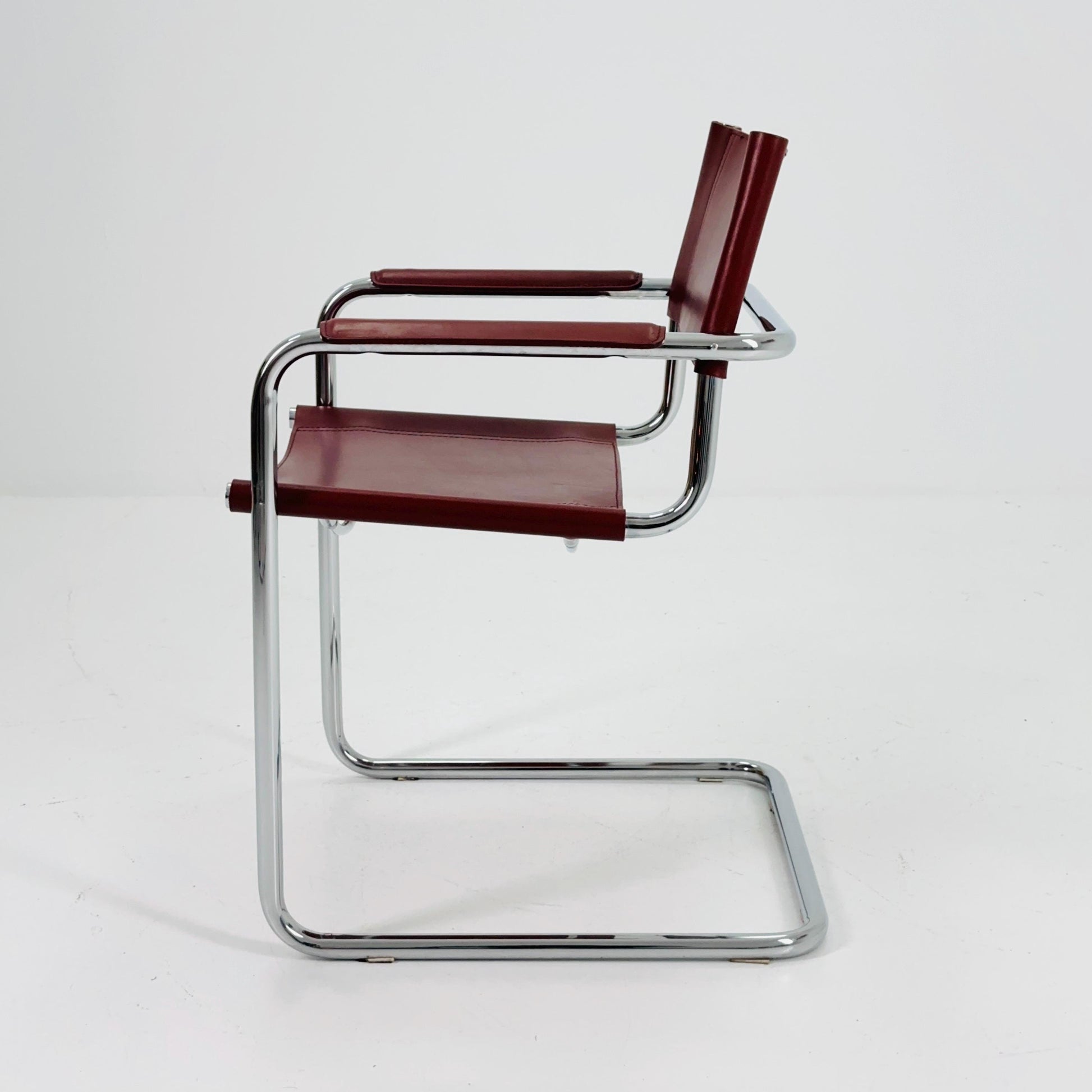 1 of 5 Centro Studio desk chair by Mart Stam & Marcel Breuer, 1970s Fasem Italy