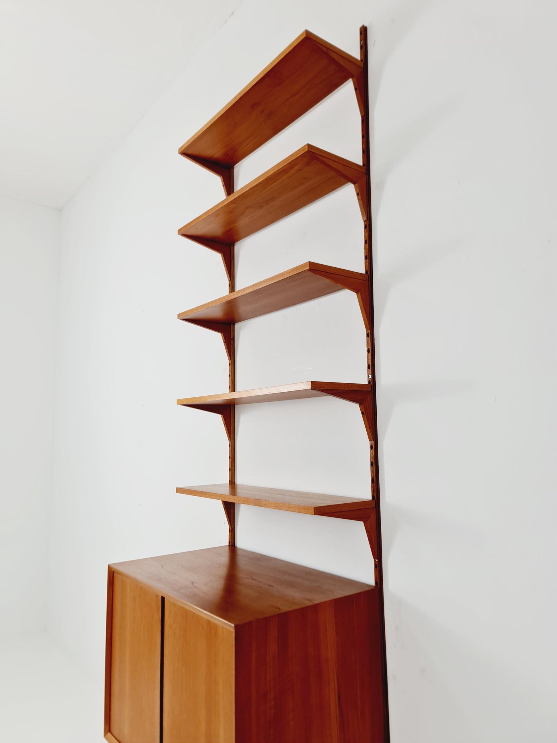 Mid century Single Danish Teak Wall Unit by Poul Cadovius for Cado, Denmark, 1960s