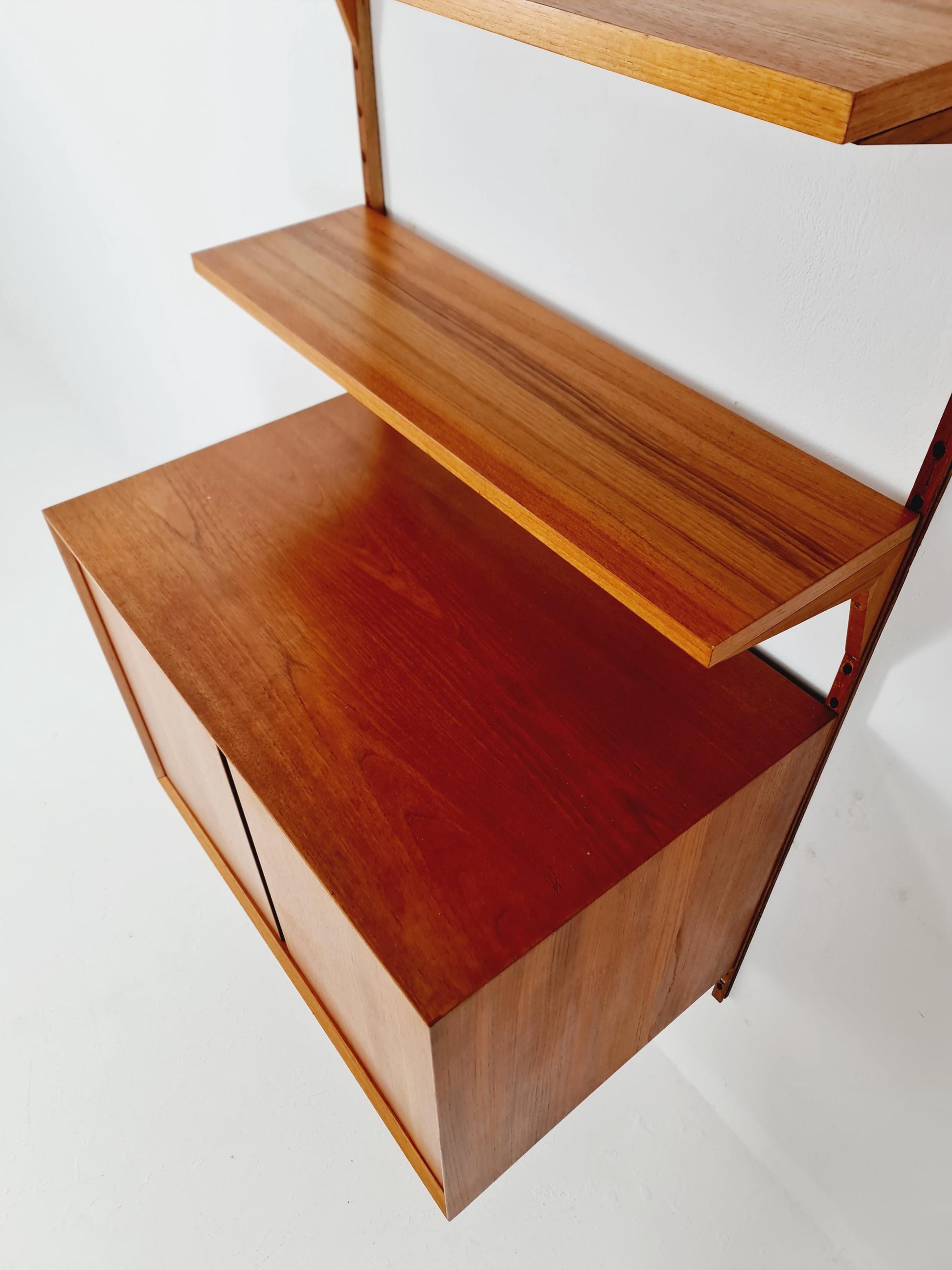 Mid century Single Danish Teak Wall Unit by Poul Cadovius for Cado, Denmark, 1960s