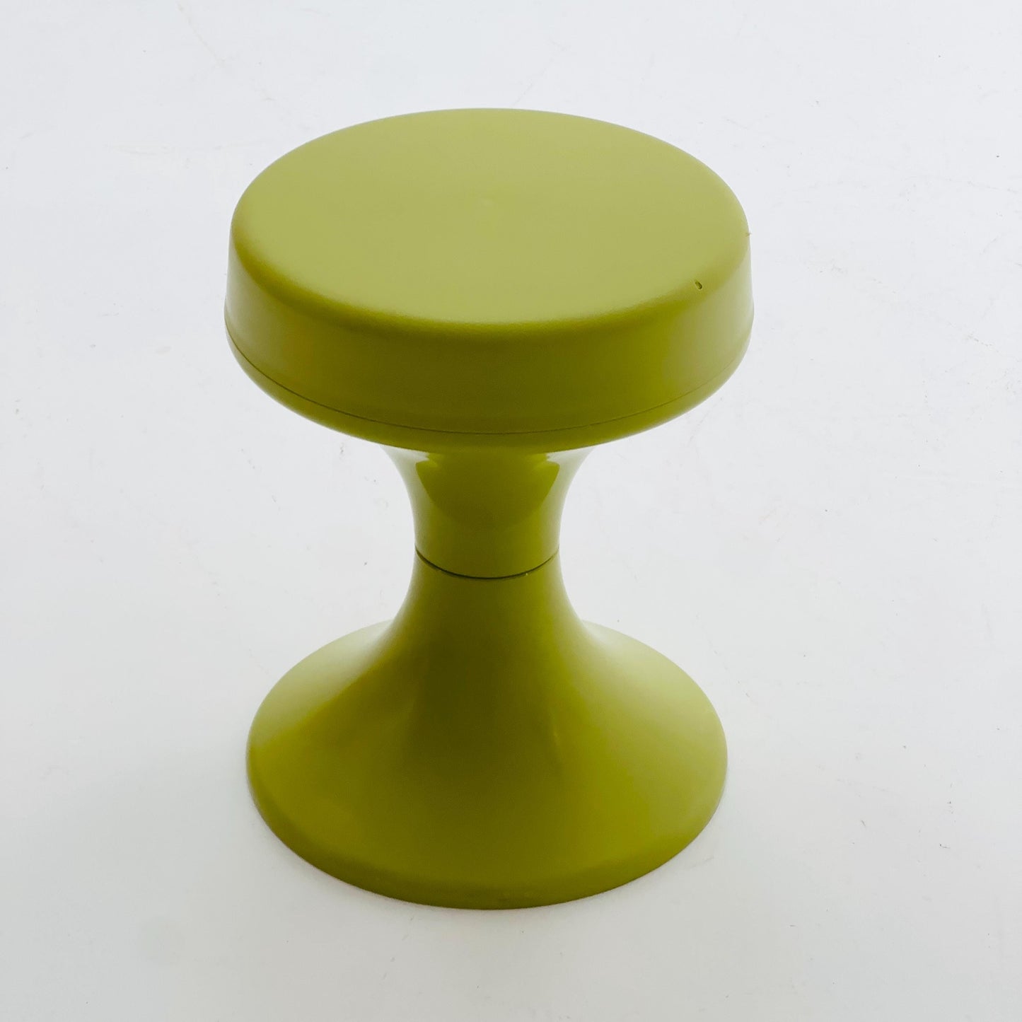Space age green stool by Isoklepa - space age stool - Tulip Stool - Vintage Plastic Stool - Germany, 1970s