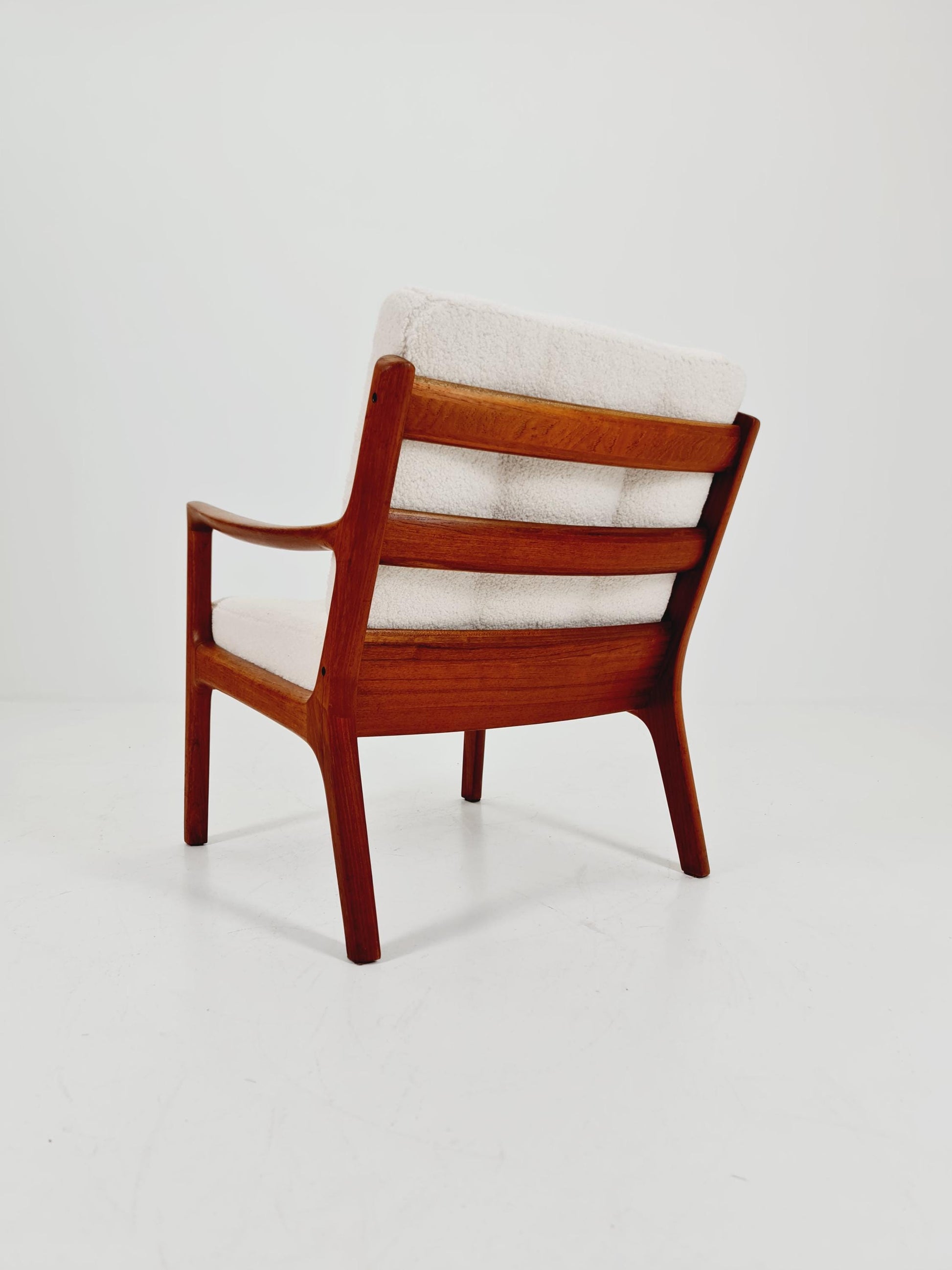Mid-century Rare Danish teak lounge chair/ Easy chair by Ole Wanscher for Cado France &Son , 1960s