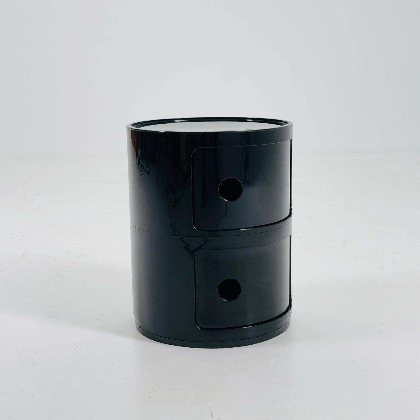 Space Age Componibili 2-Tier Storage Unit by Anna Castelli Ferrieri for Kartell — Model 4965-6-7 — Italy, 1970s