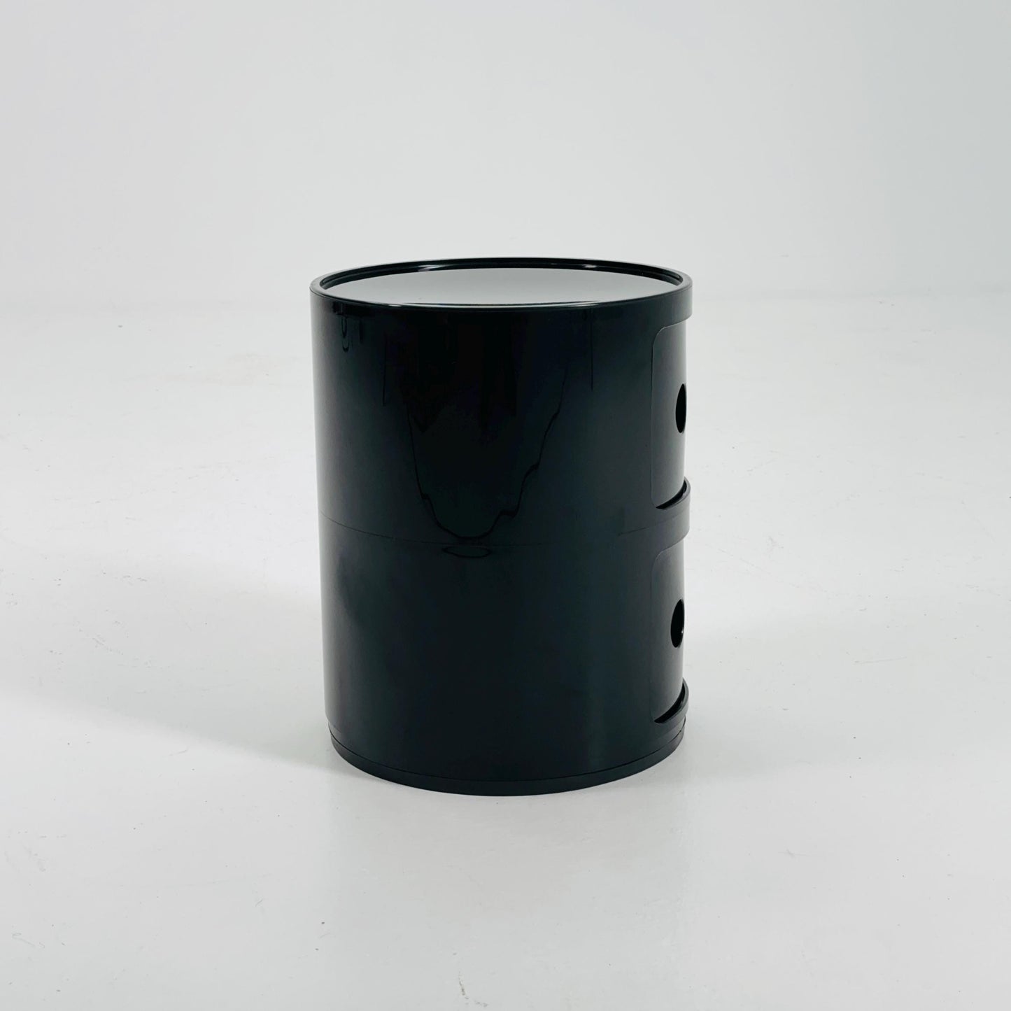 Space Age Componibili 2-Tier Storage Unit by Anna Castelli Ferrieri for Kartell — Model 4965-6-7 — Italy, 1970s