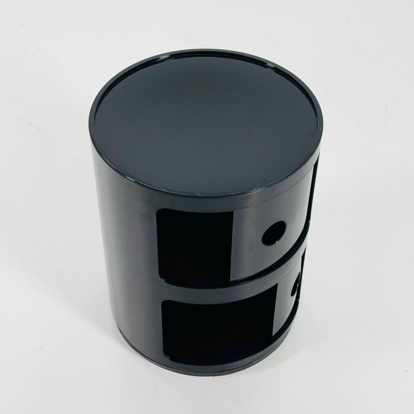 Space Age Componibili 2-Tier Storage Unit by Anna Castelli Ferrieri for Kartell — Model 4965-6-7 — Italy, 1970s