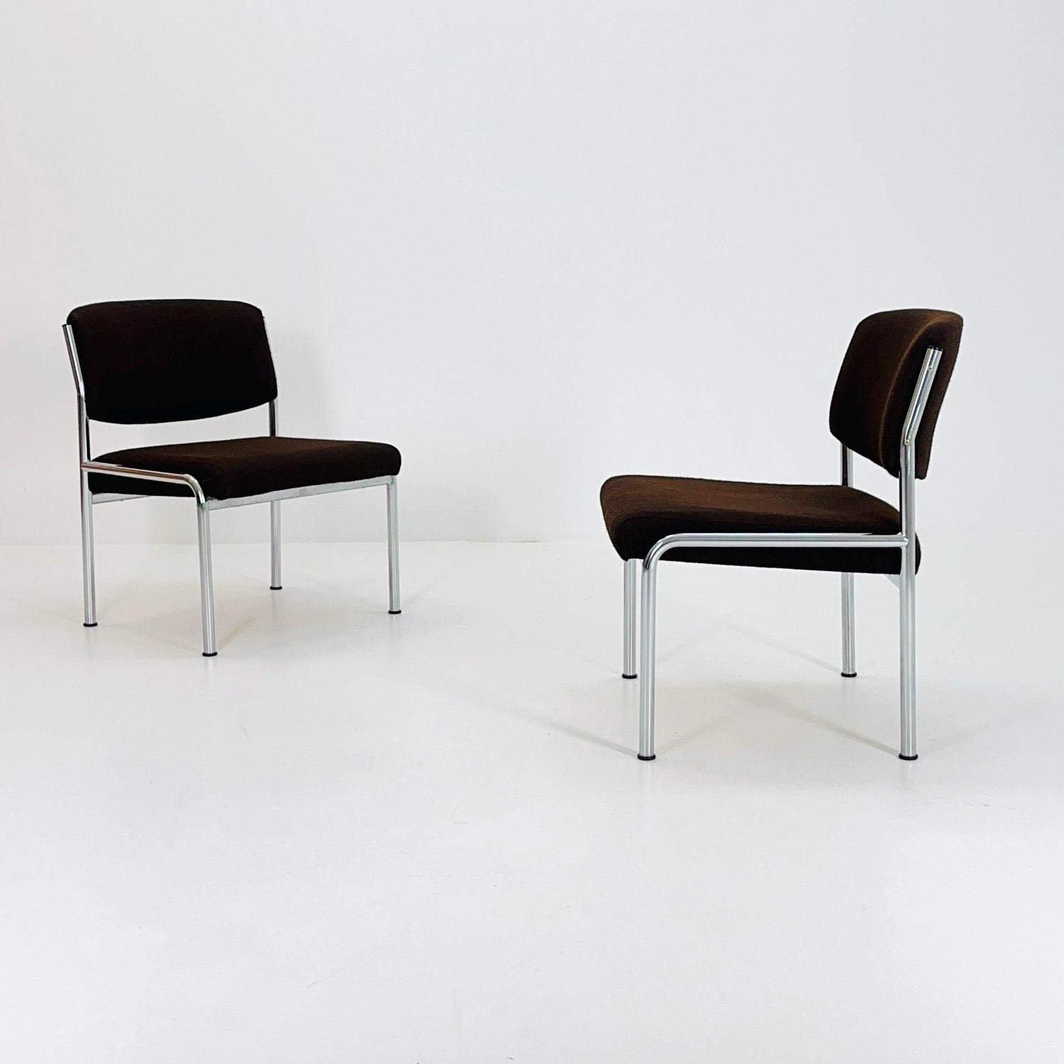 Set of 2 Bauhaus Lounge Chairs by Miller Borgsen for Röder & Sons — 1980s Germany