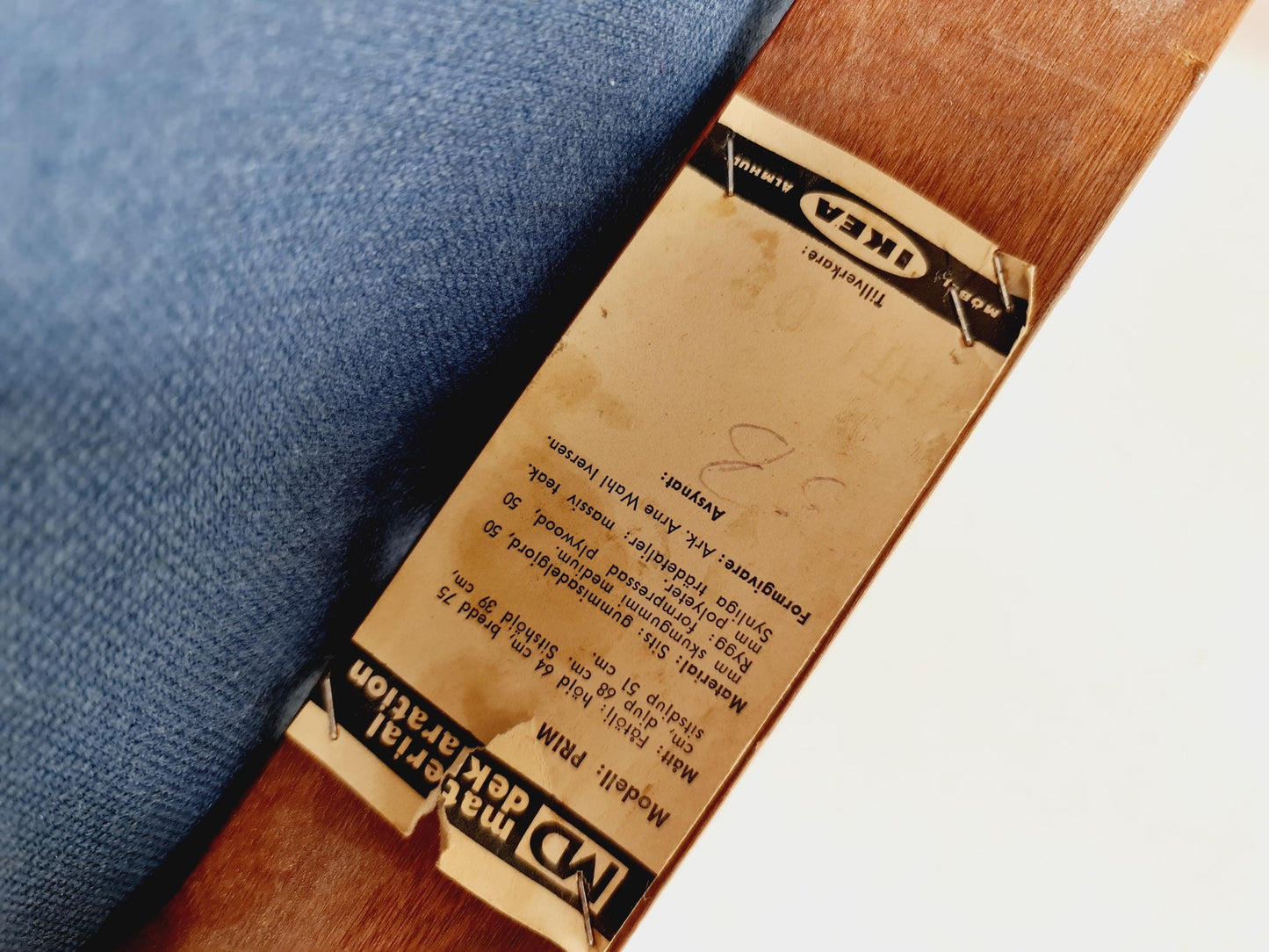 Mid-Century Modern Swedish Lounge chair with leather & Teddy Upholstery Design by Arne Wahl Iversen ”PRIM” IKEA, 1960s