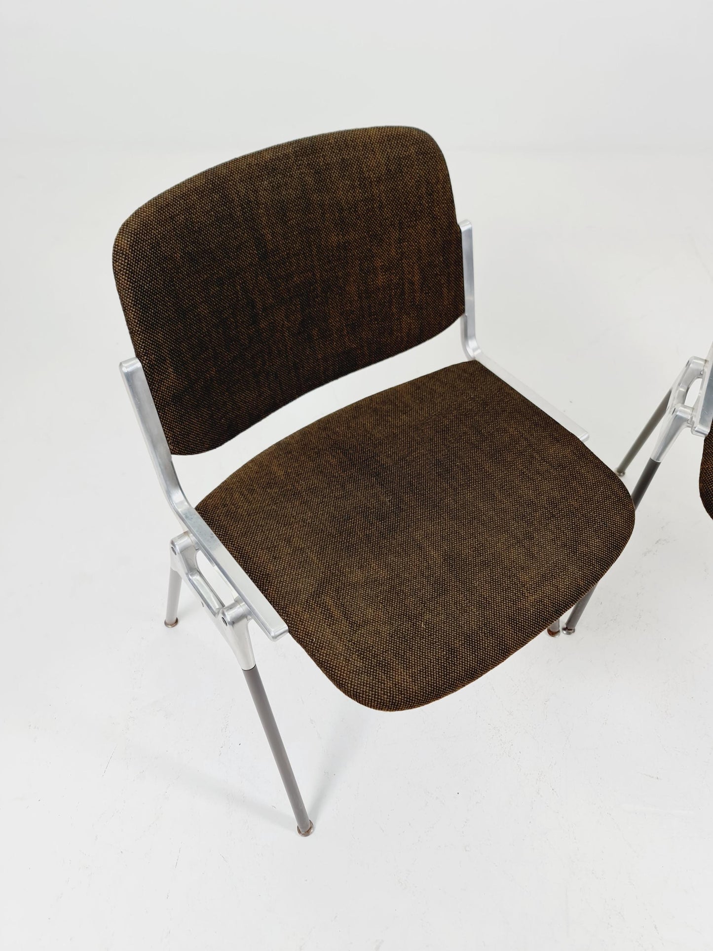 Set of 2 Italian Mid-Century Modern DSC Chairs by Giancarlo Piretti for Castelli / Anonima Castelli, 1970s
