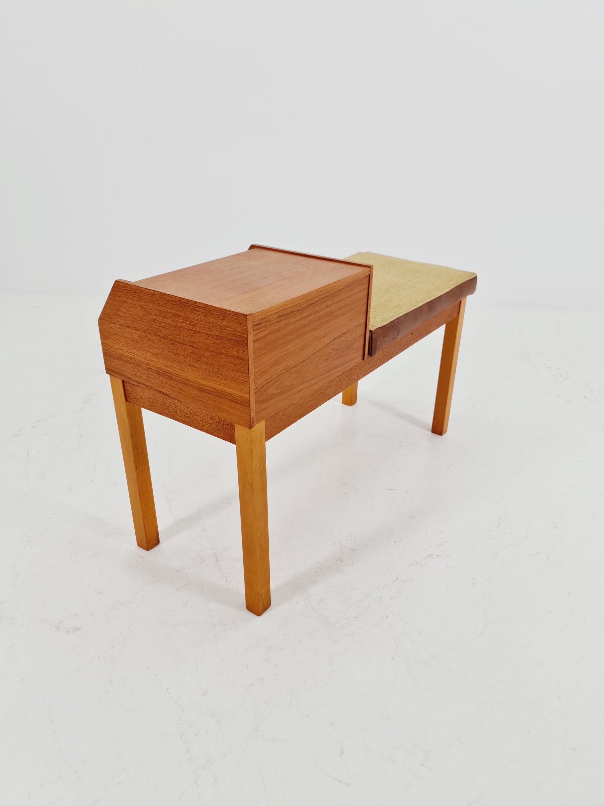 Danish teak telefon table/ hallway table, 1960s