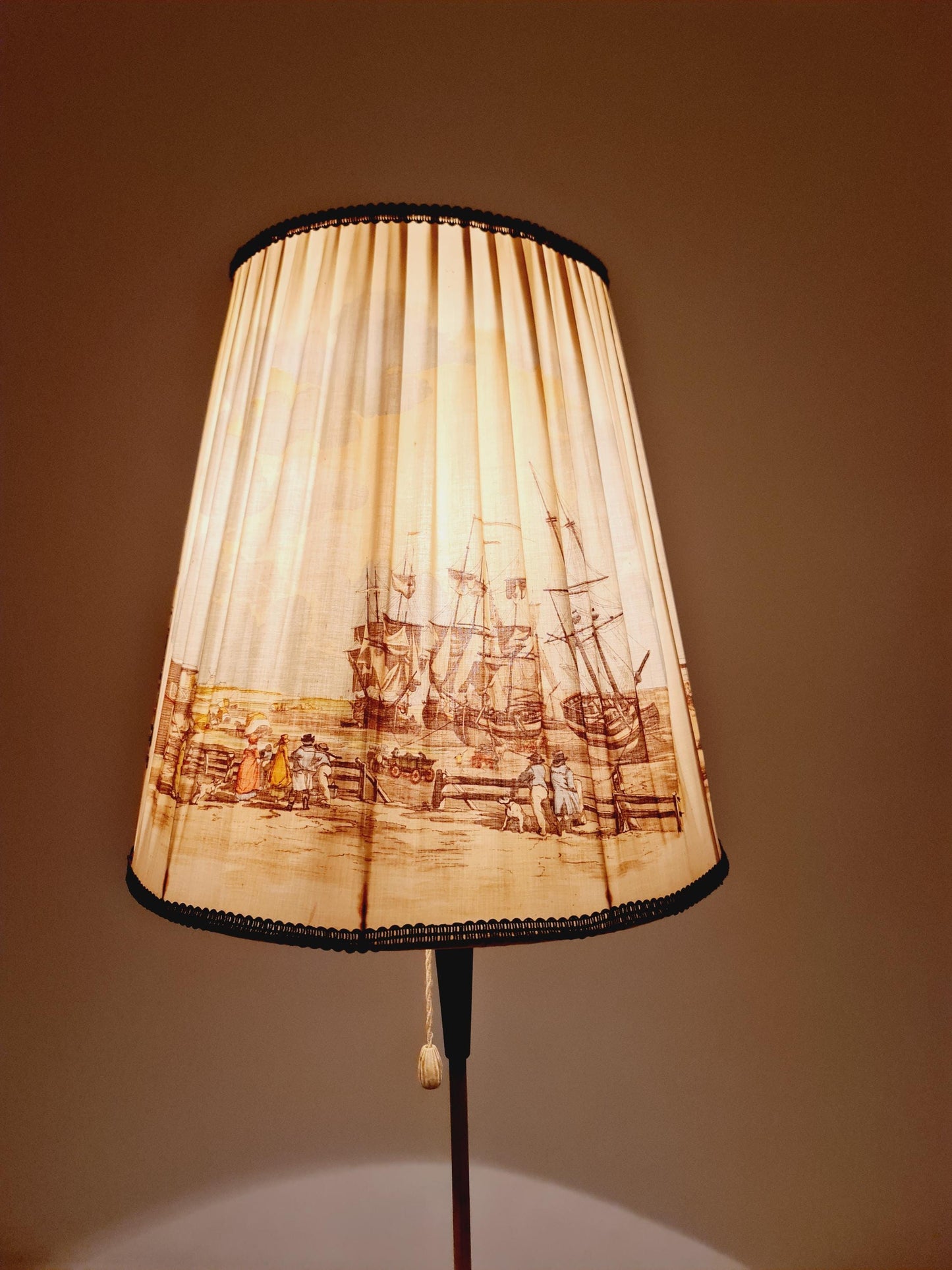 Rare Midcentury Danish floor lamp by Temde solid teak, 1960s