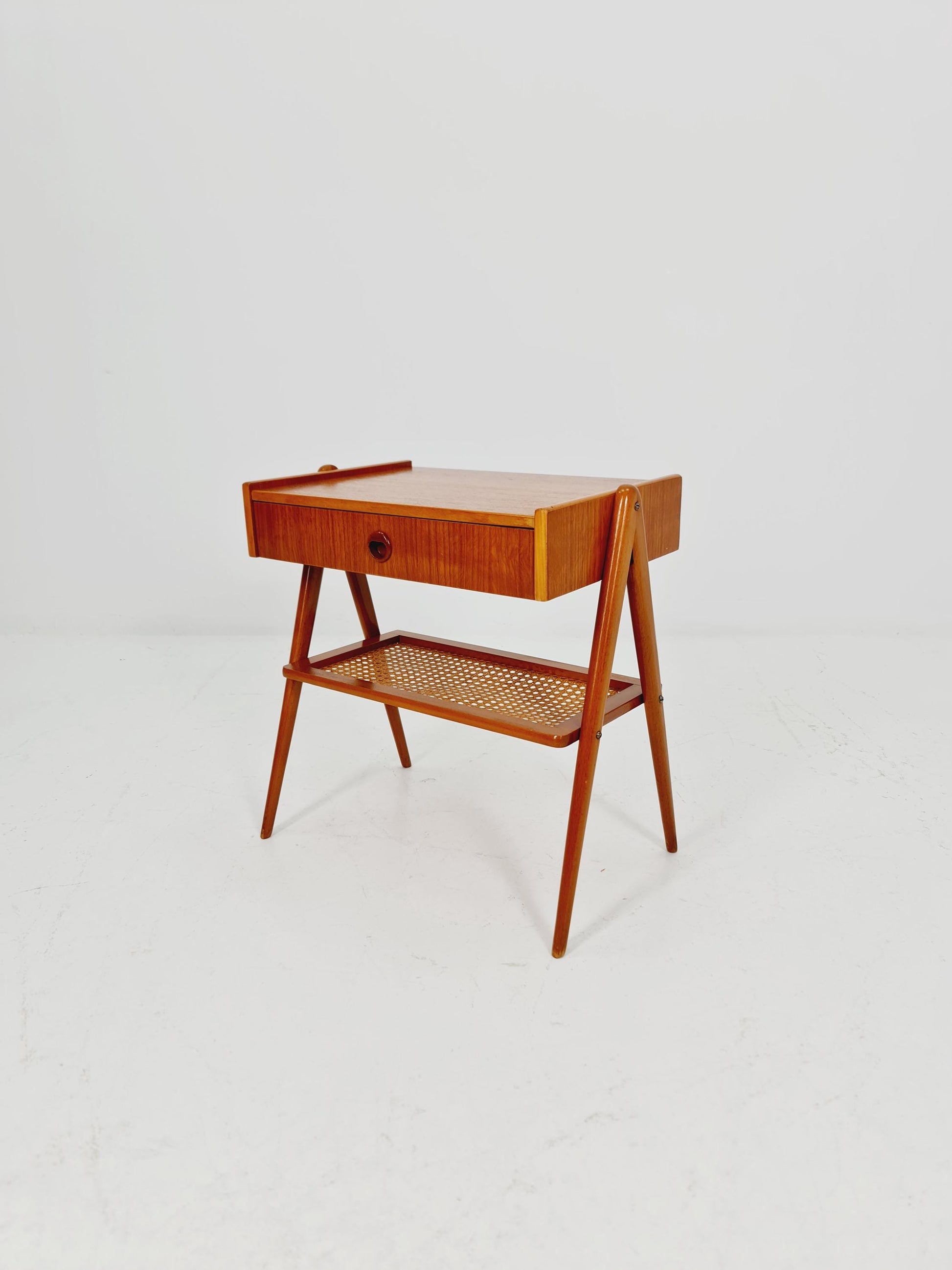 Mid century Danish teak side tables/ Bedside tables/ Nightstand, Denmark, 1960s,