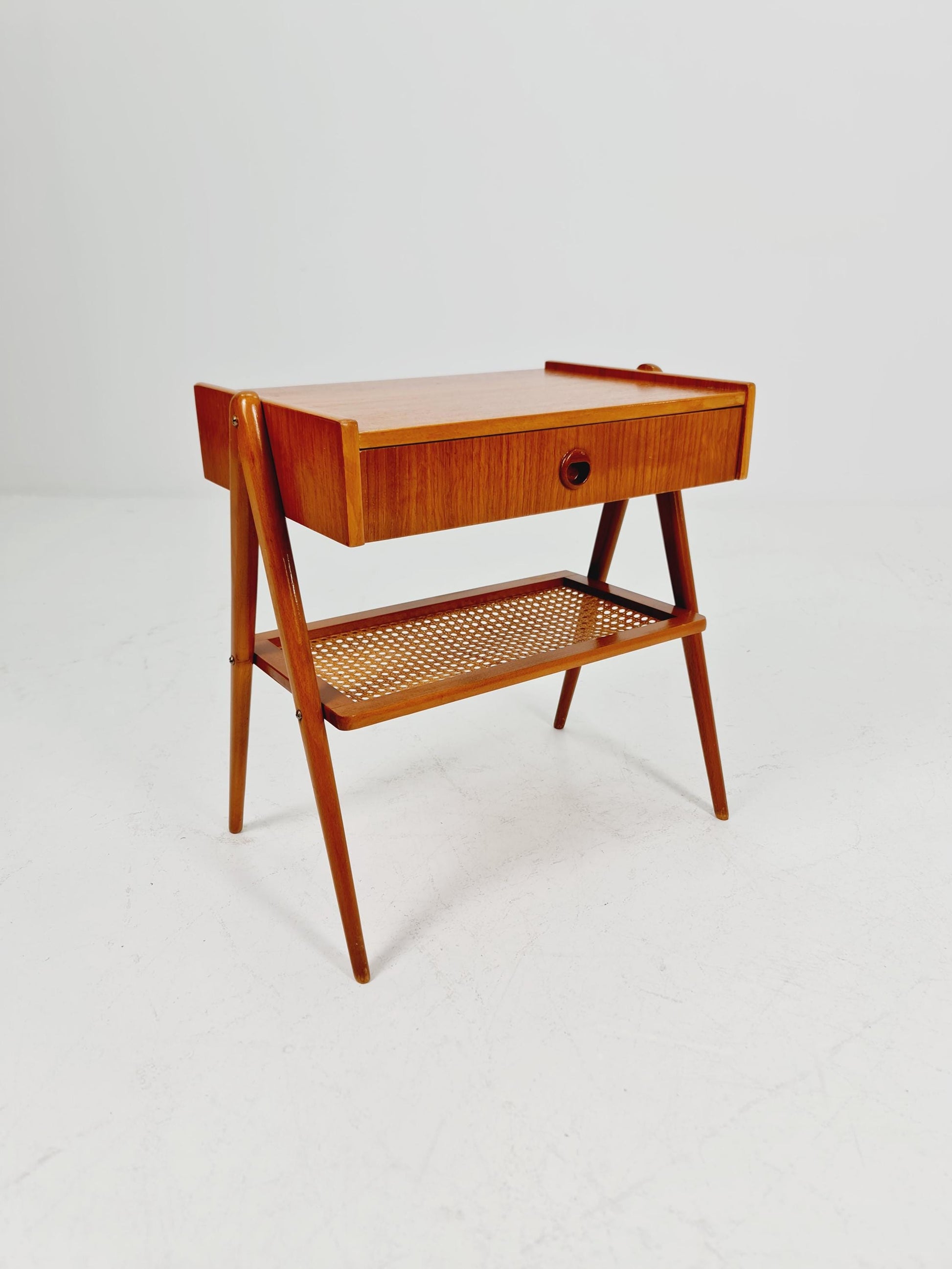 Mid century Danish teak side tables/ Bedside tables/ Nightstand, Denmark, 1960s,