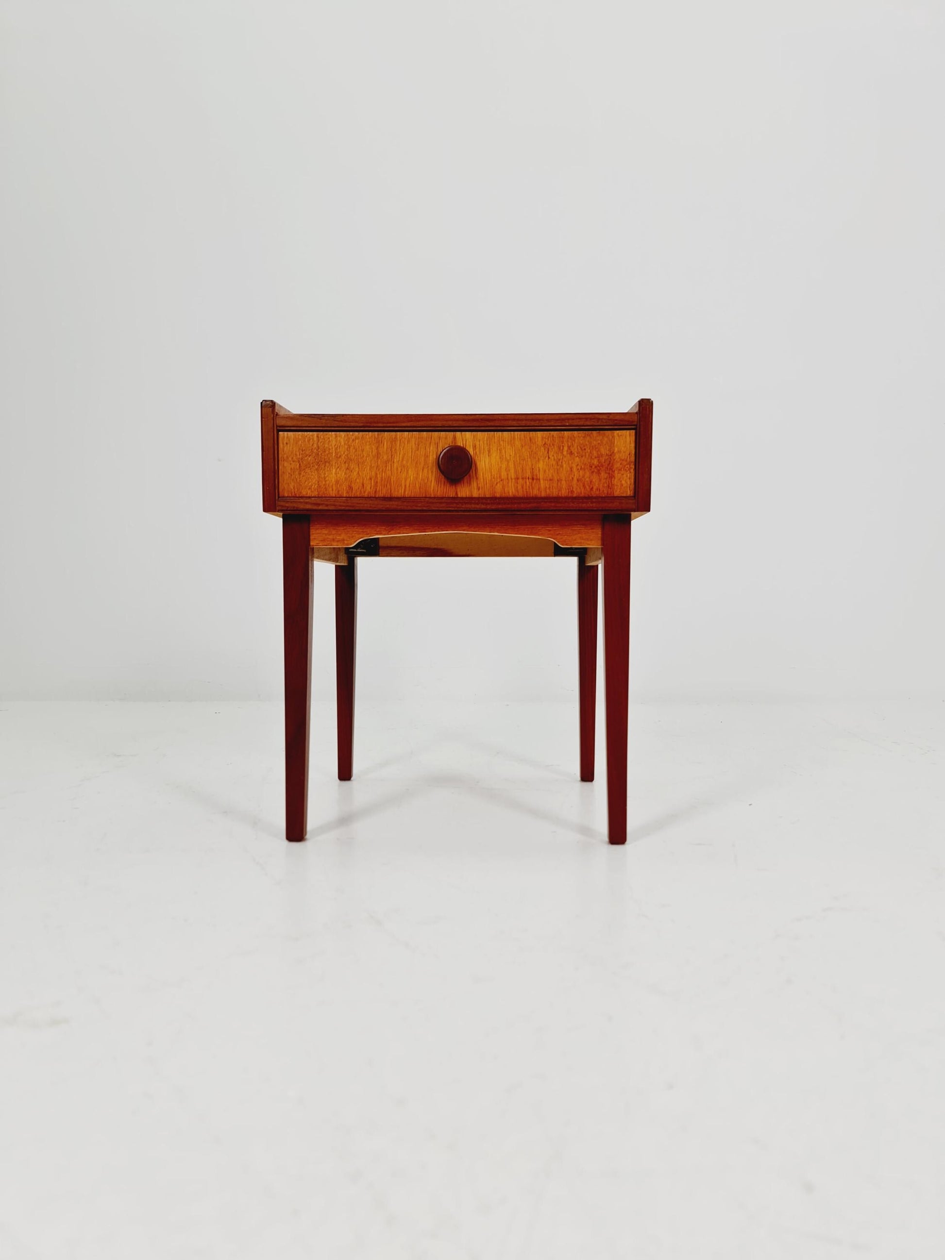 Danish MidCentury teak nightstand / bedside tables, 1960s