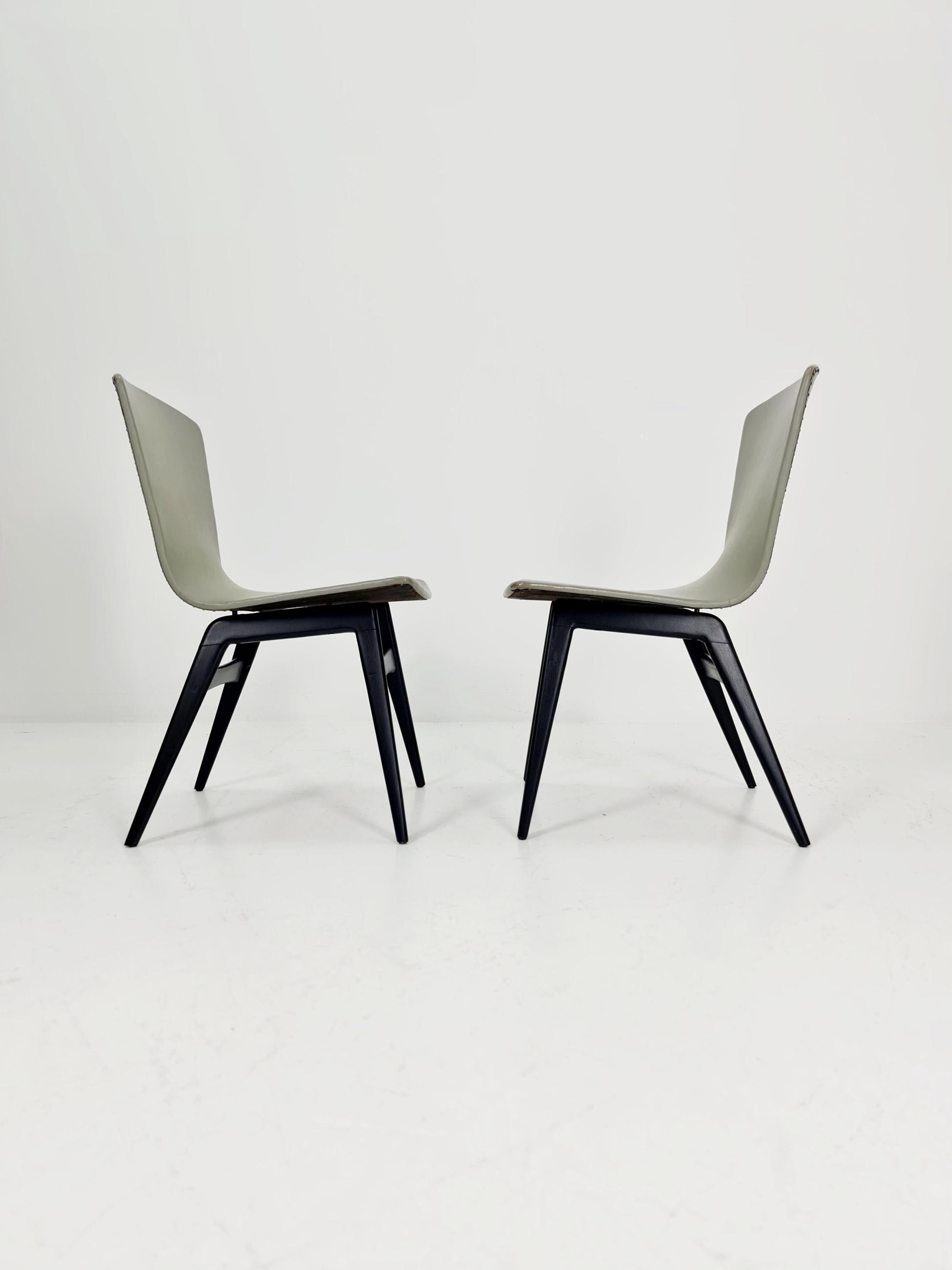 German tub chairs 667 By Eddie Harlis for Thonet , 1960s, set of 2