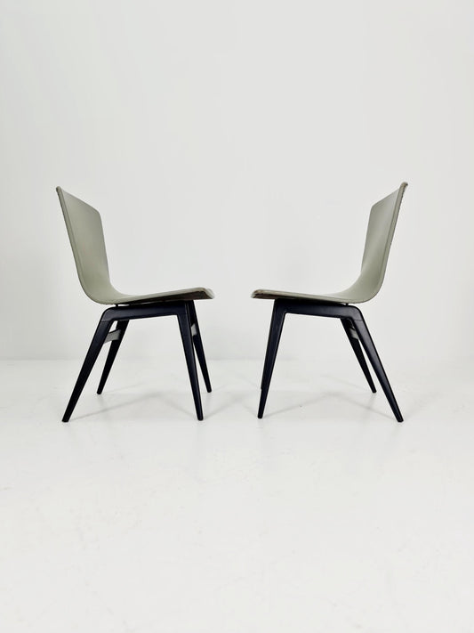 German tub chairs 667 By Eddie Harlis for Thonet , 1960s, set of 2