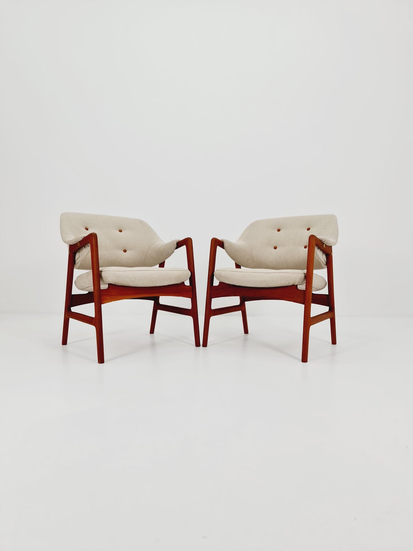 Danish Modern Teak Armchair BY Ingmar Relling for Westnofa Set of 2 , 1960s