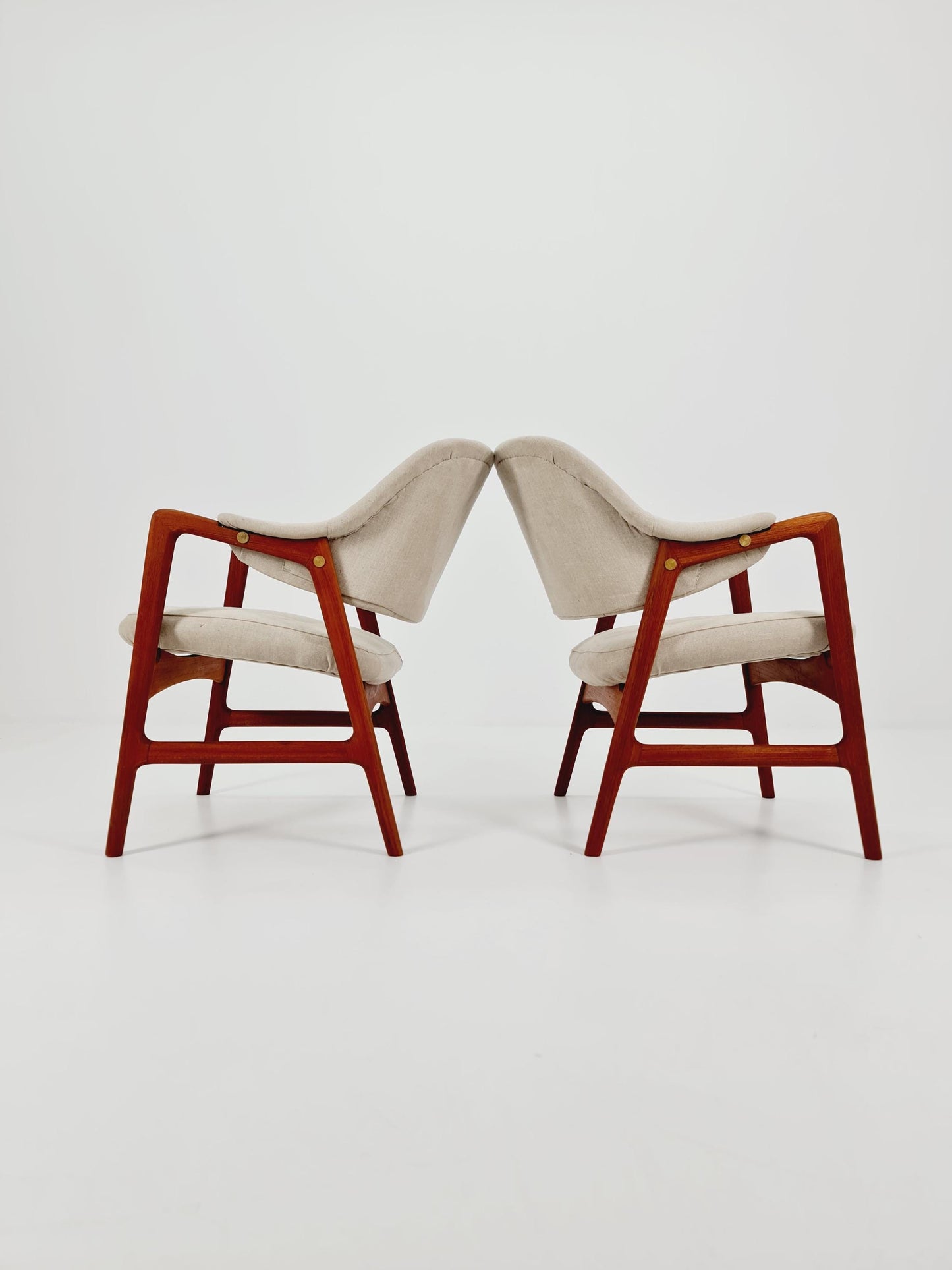 Danish Modern Teak Armchair BY Ingmar Relling for Westnofa Set of 2 , 1960s