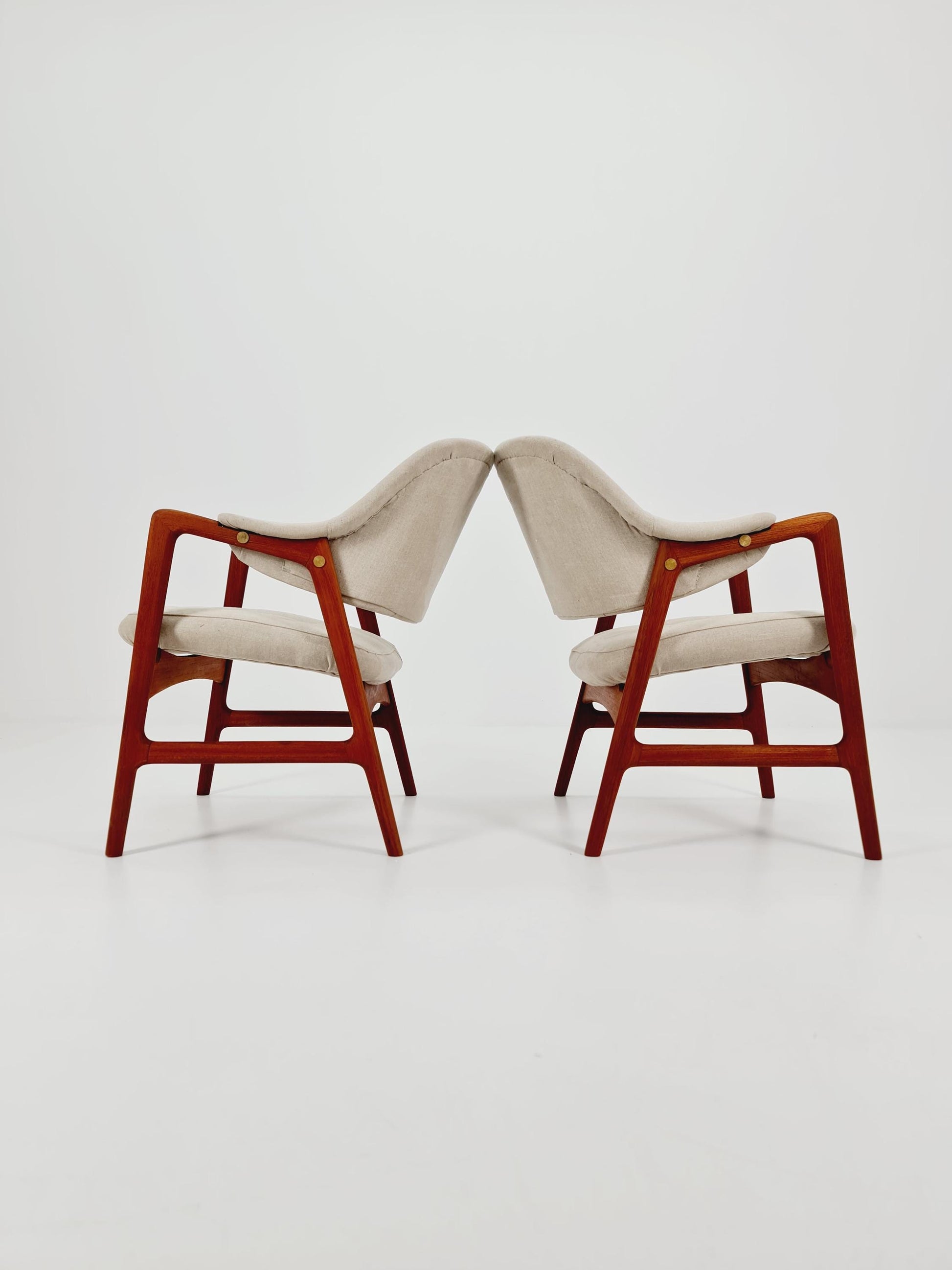 Danish Modern Teak Armchair BY Ingmar Relling for Westnofa Set of 2 , 1960s
