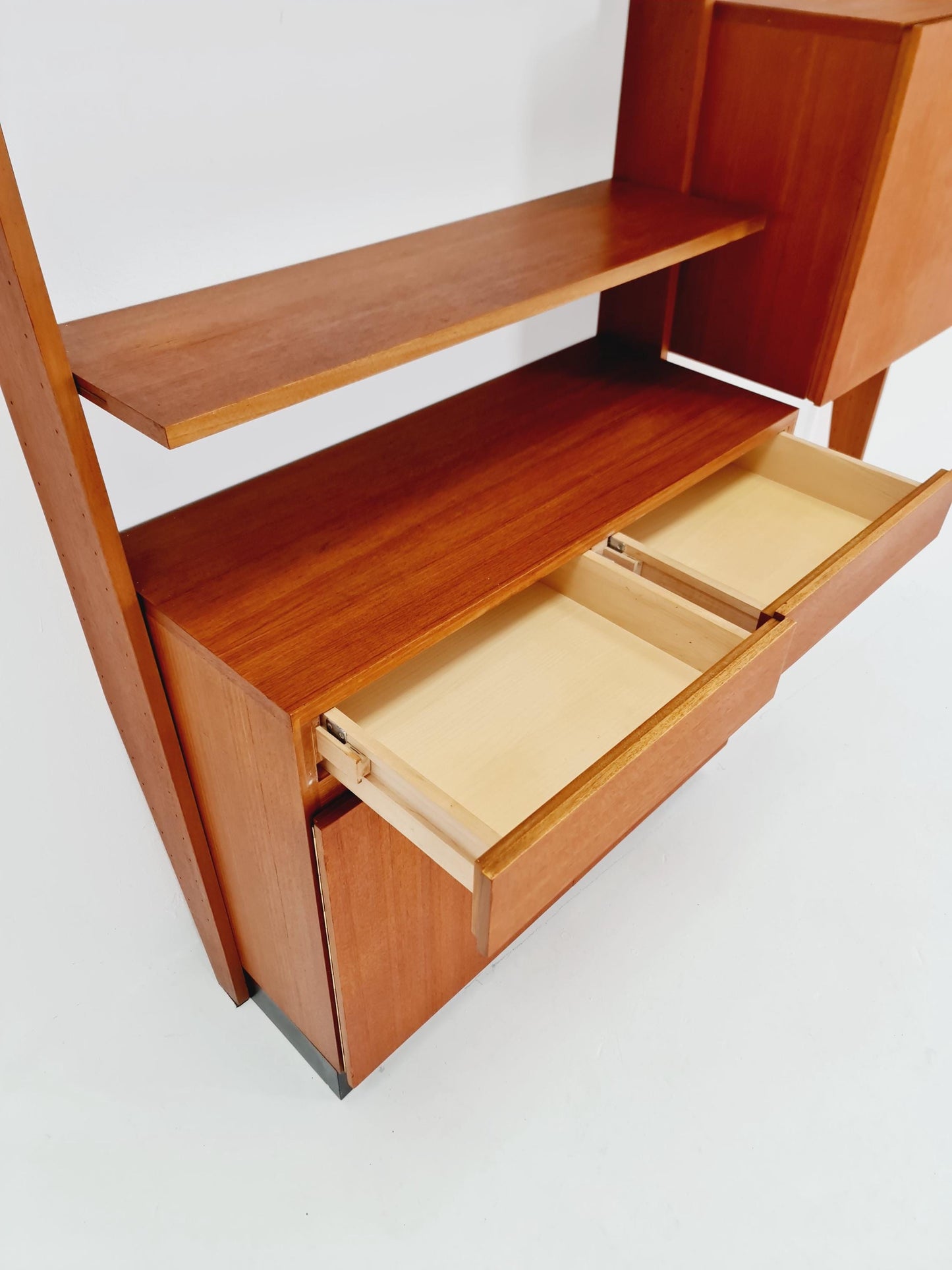 Rare German vintage bookshelf system By Dieter Wäckerlin For Behr 1955 s
