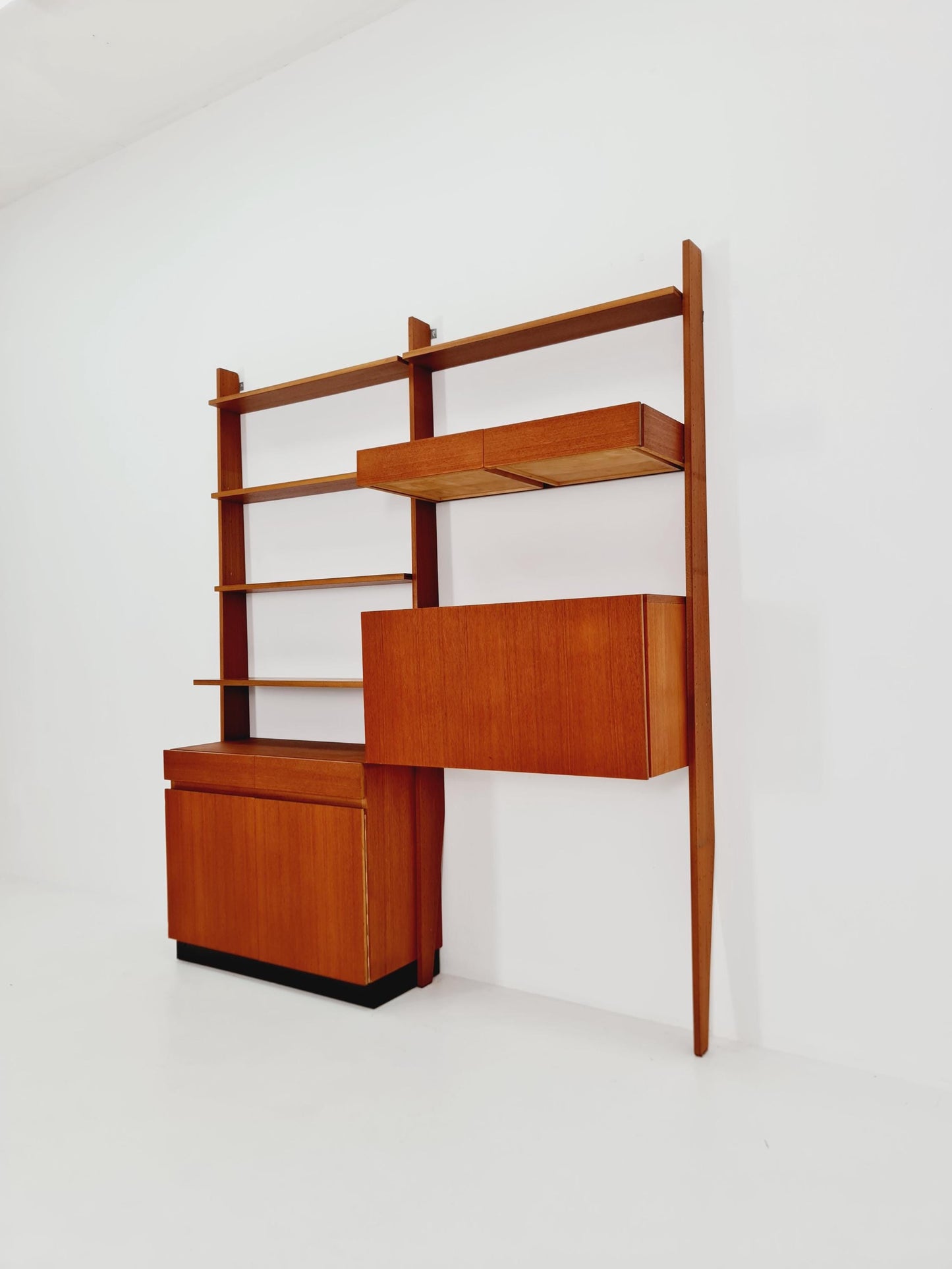 Rare German vintage bookshelf system By Dieter Wäckerlin For Behr 1955 s