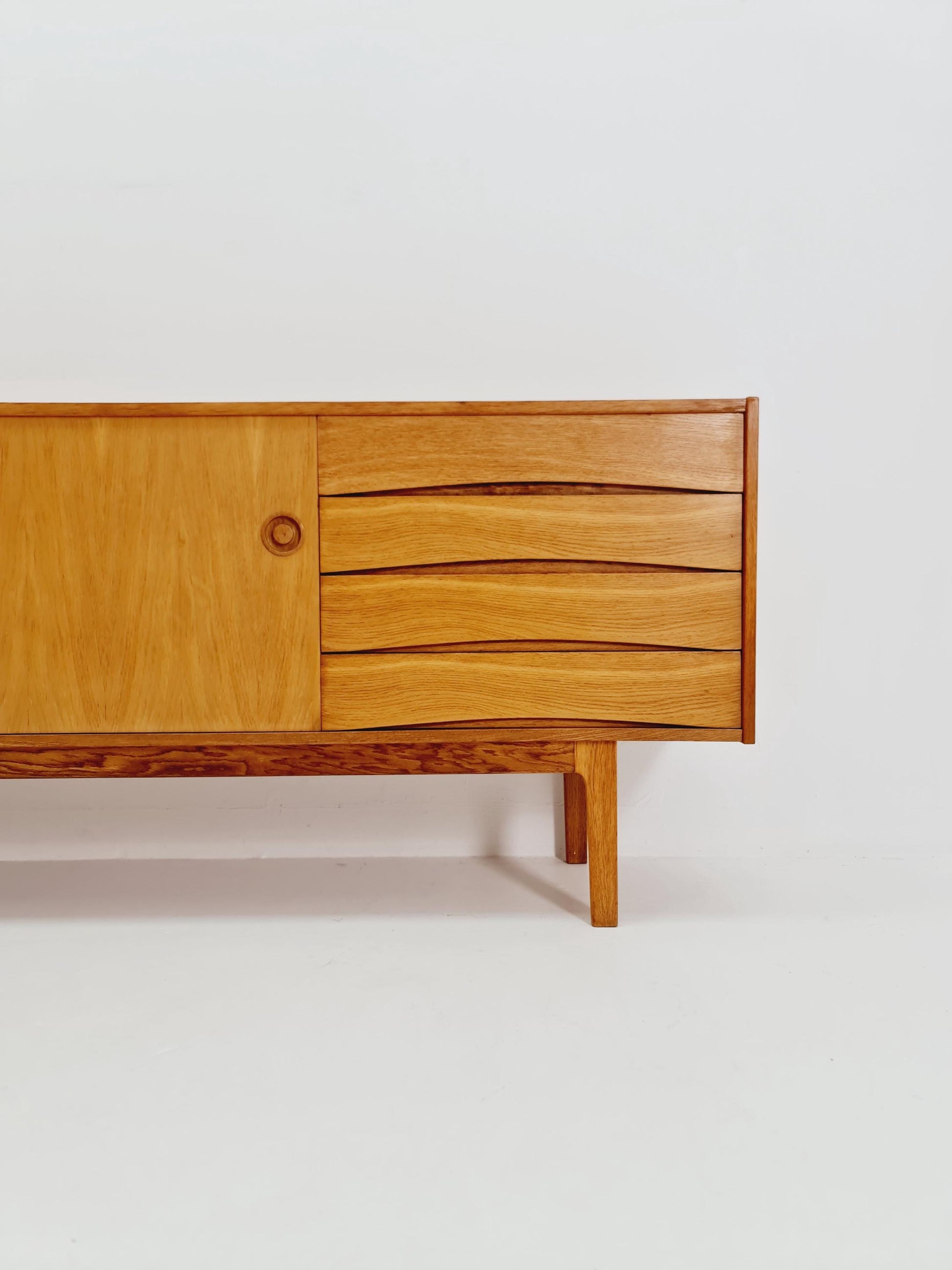 Mid century Swedish oak Sideboard by Erik Wörtz, 1960s