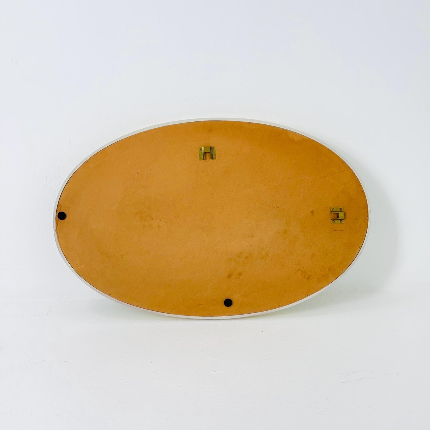 Space Age Mid-Century Oval Wall Mirror, 1970s Italy