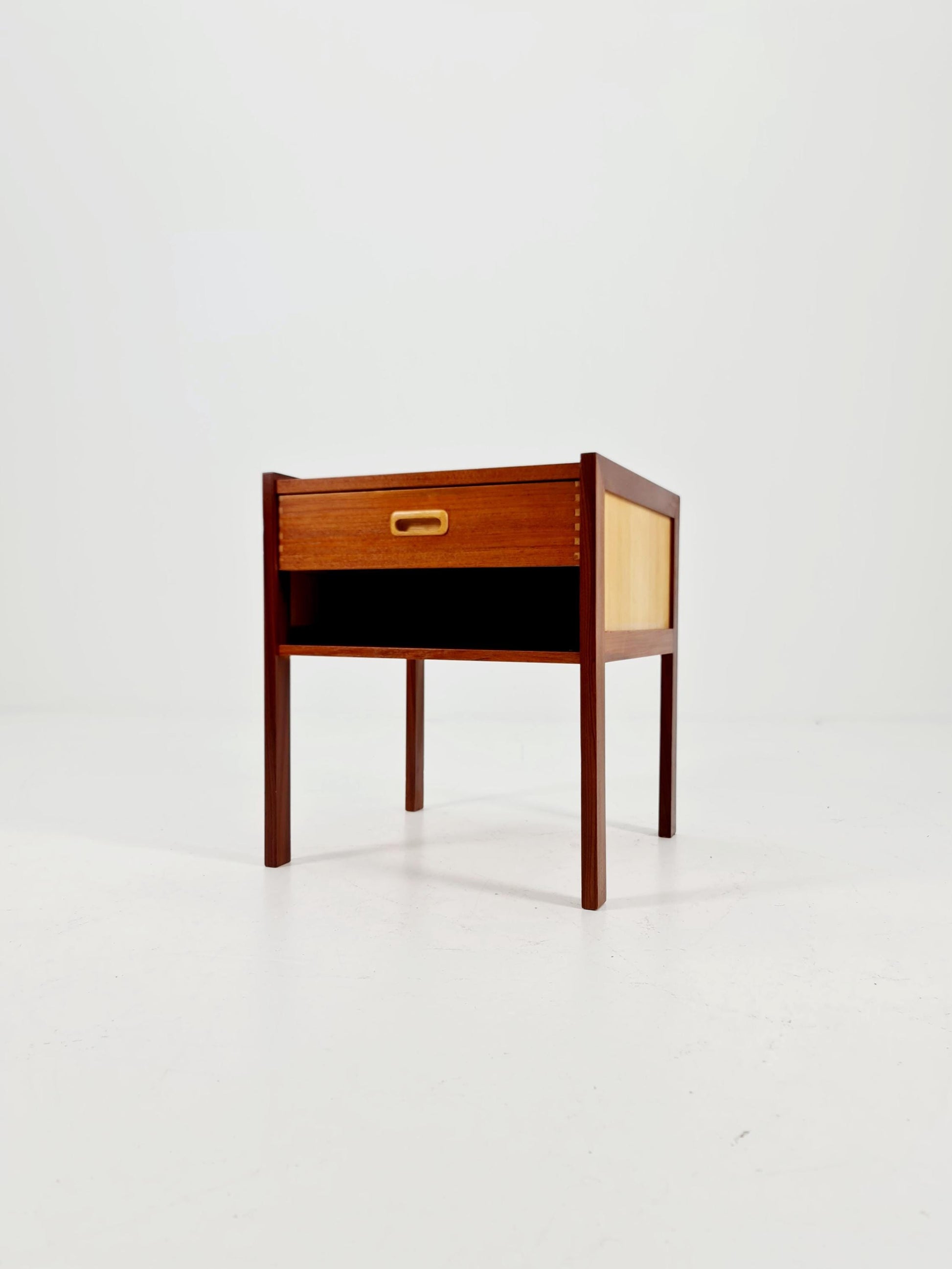 Danish Midcentury teak side tables/ Bedside tables, 1960s