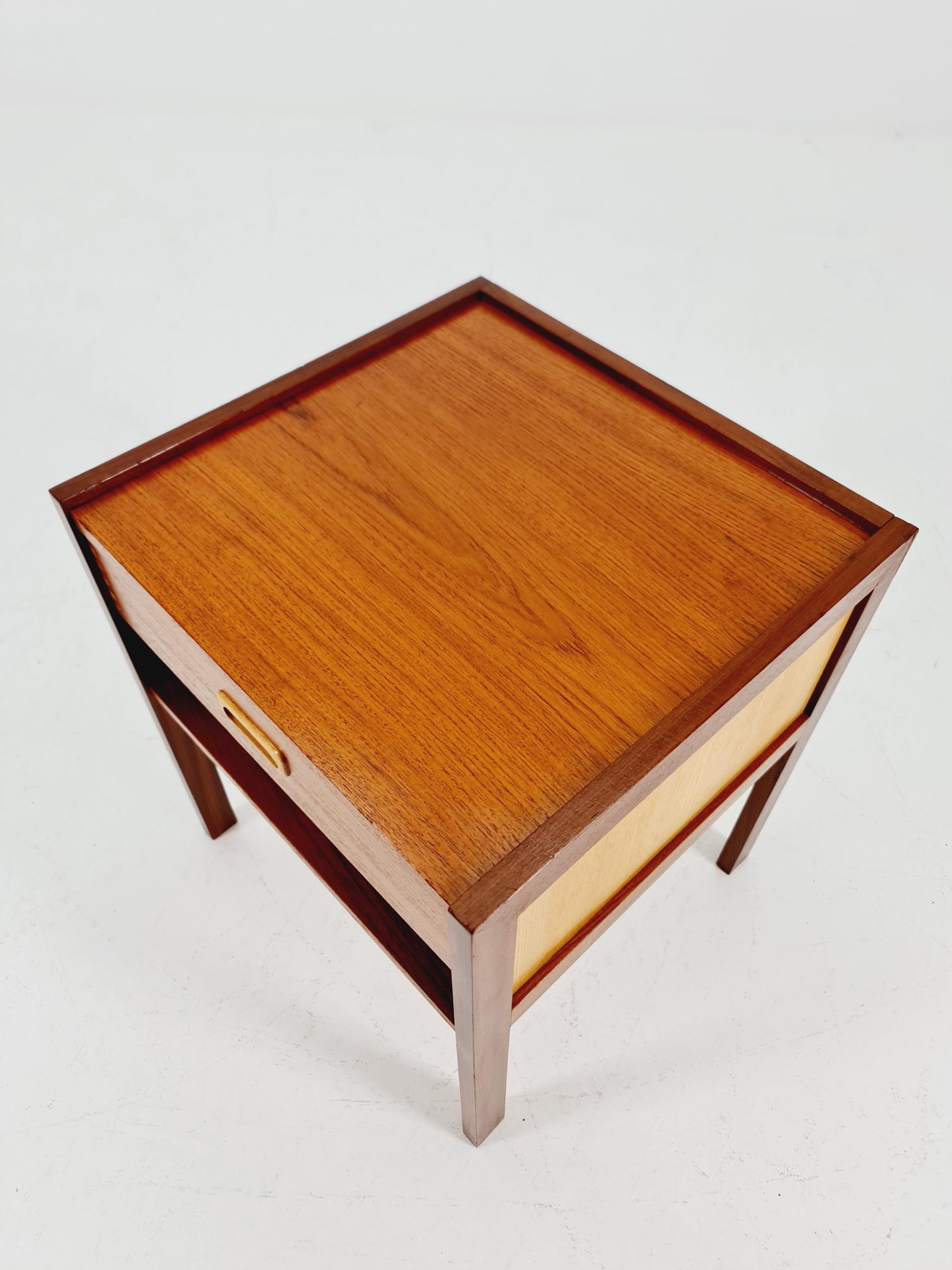 Danish Midcentury teak side tables/ Bedside tables, 1960s