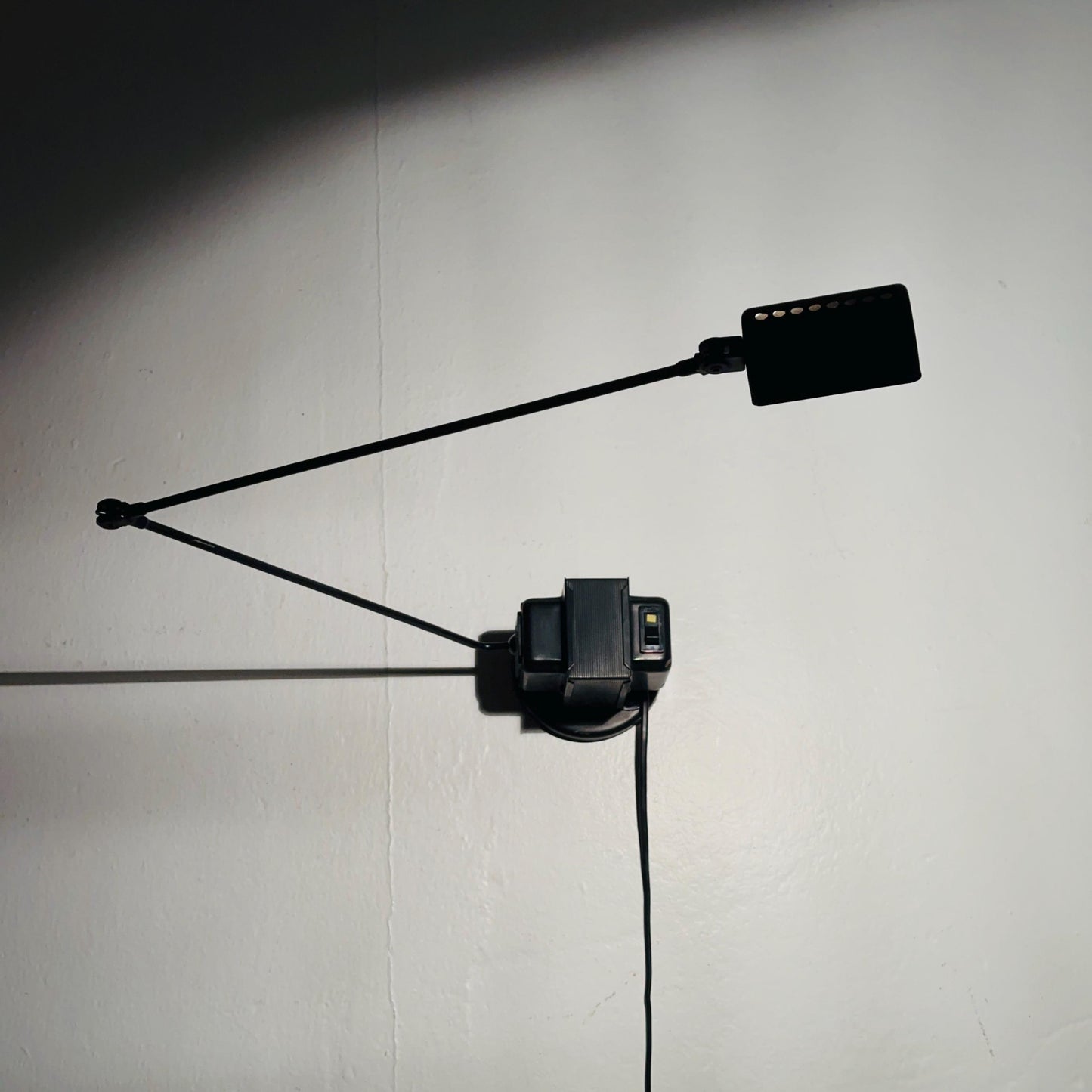 Mid century Daphine black Table Lamp by Tommaso Cimini for Lumina – Italy, 1980s