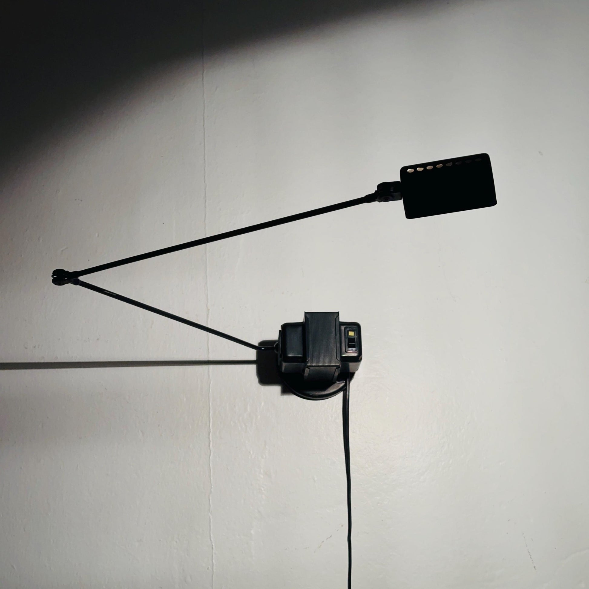 Mid century Daphine black Table Lamp by Tommaso Cimini for Lumina – Italy, 1980s