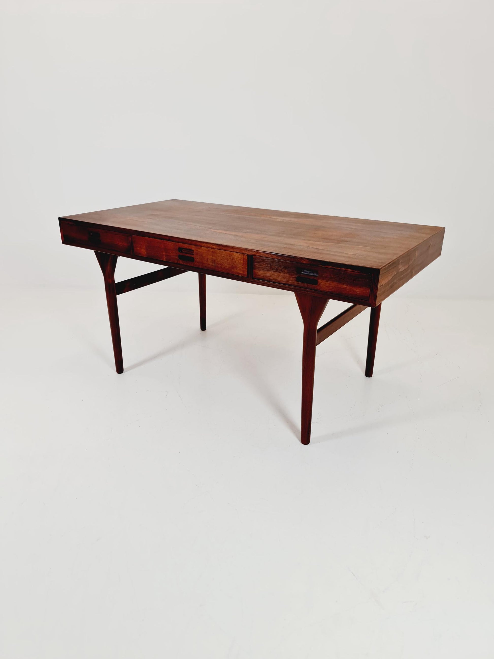Rare Danish Rosewood Desk by Nanna Ditzel for SØREN WILLADSEN Møbelfabrik, 1960s