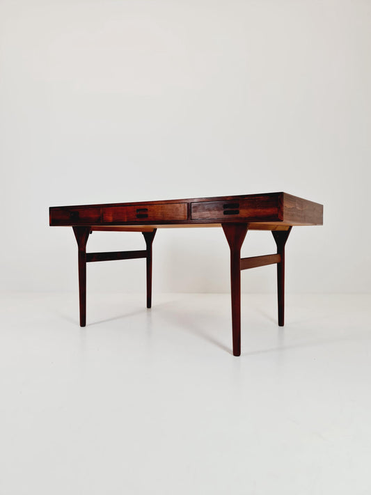 Rare Danish Rosewood Desk by Nanna Ditzel for SØREN WILLADSEN Møbelfabrik, 1960s